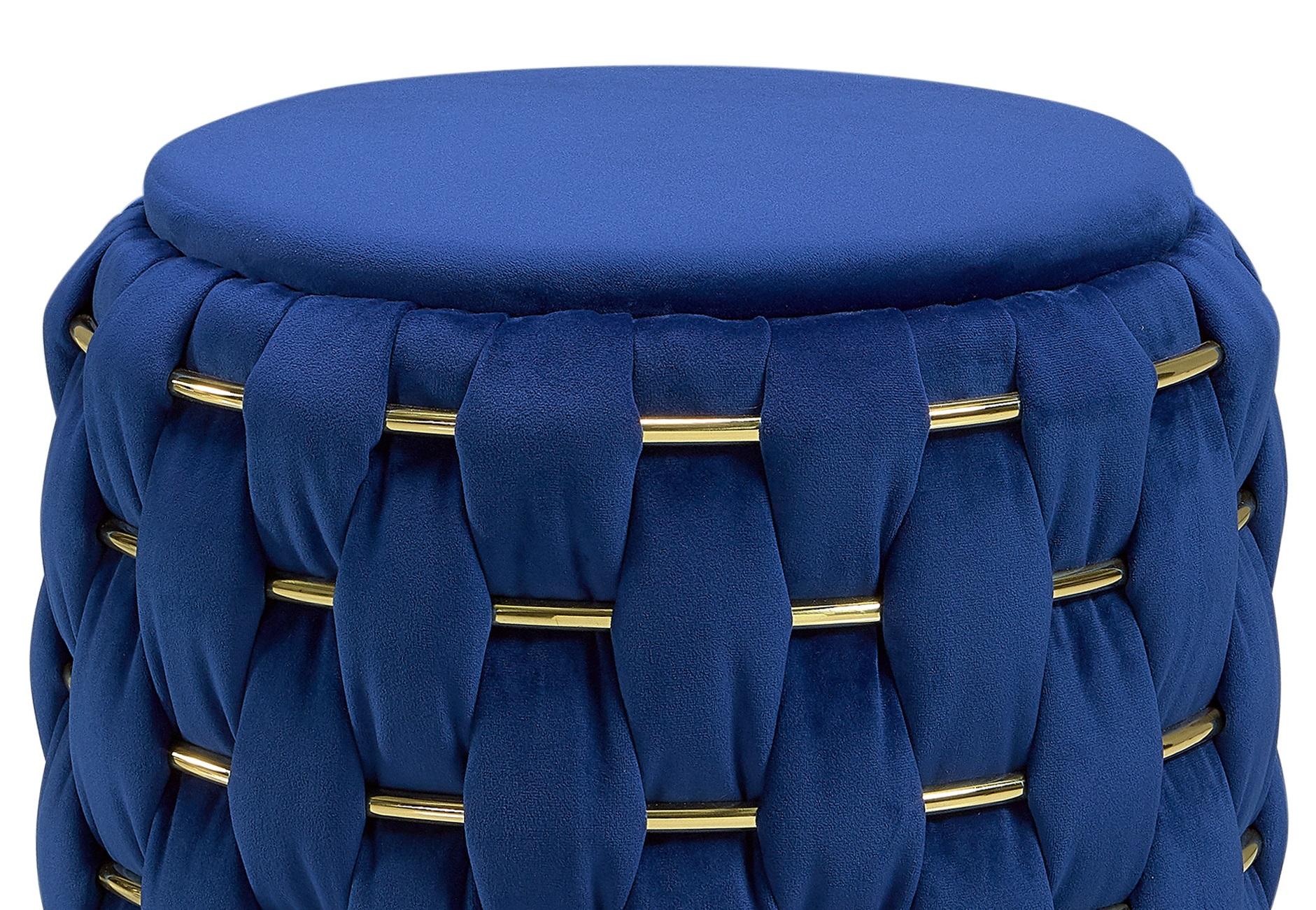 Lust Ottoman by Memoir Essence
Dimensions: D 45 x W 45 x H 50 cm.
Materials: Polished brass and blue velvet fabric.

Lust Ottoman is an extension of Lust collection to a different versatility with same refinement. Besides being a small piece, this