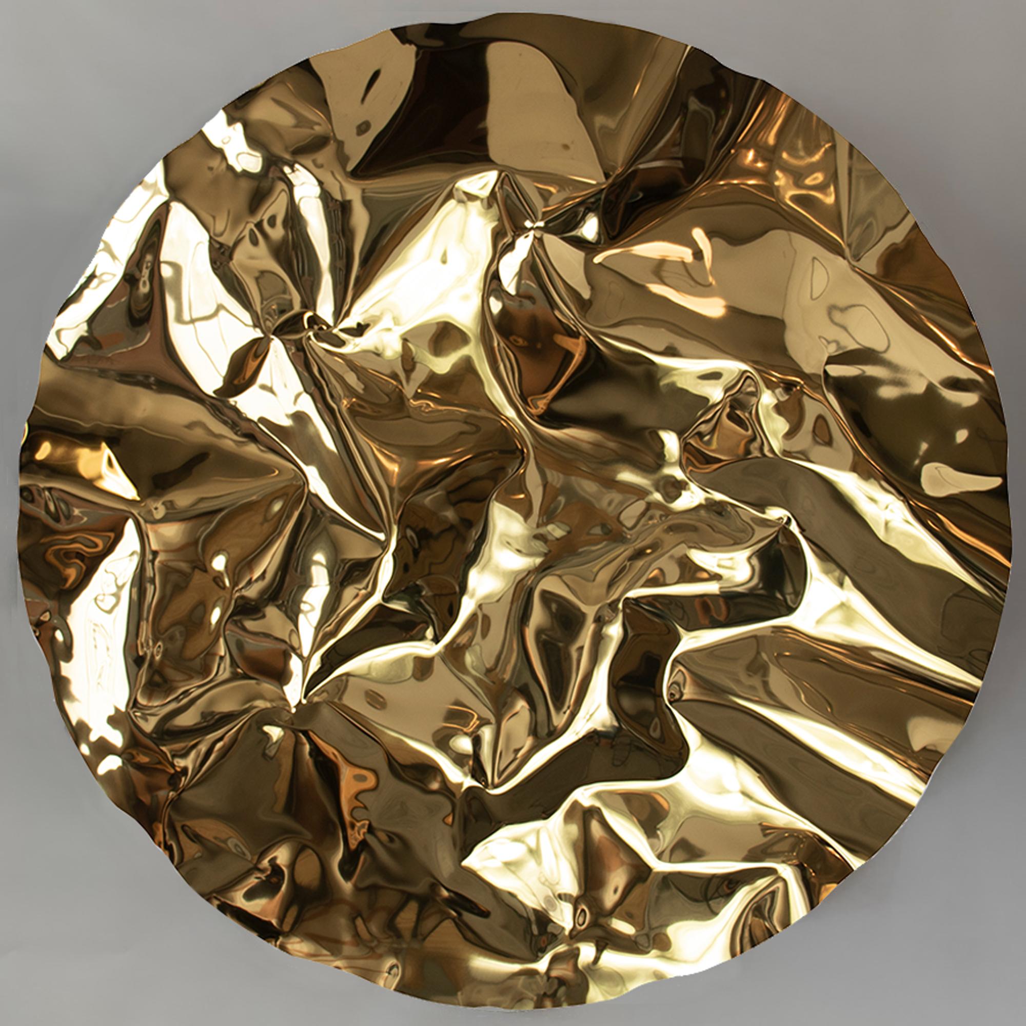 Luster Medallion, Hand-Formed Aluminum In New Condition For Sale In Toronto, CA