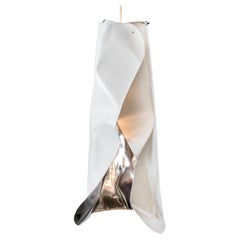 Colgante Lustre, Aluminio Pulido Formado a Mano