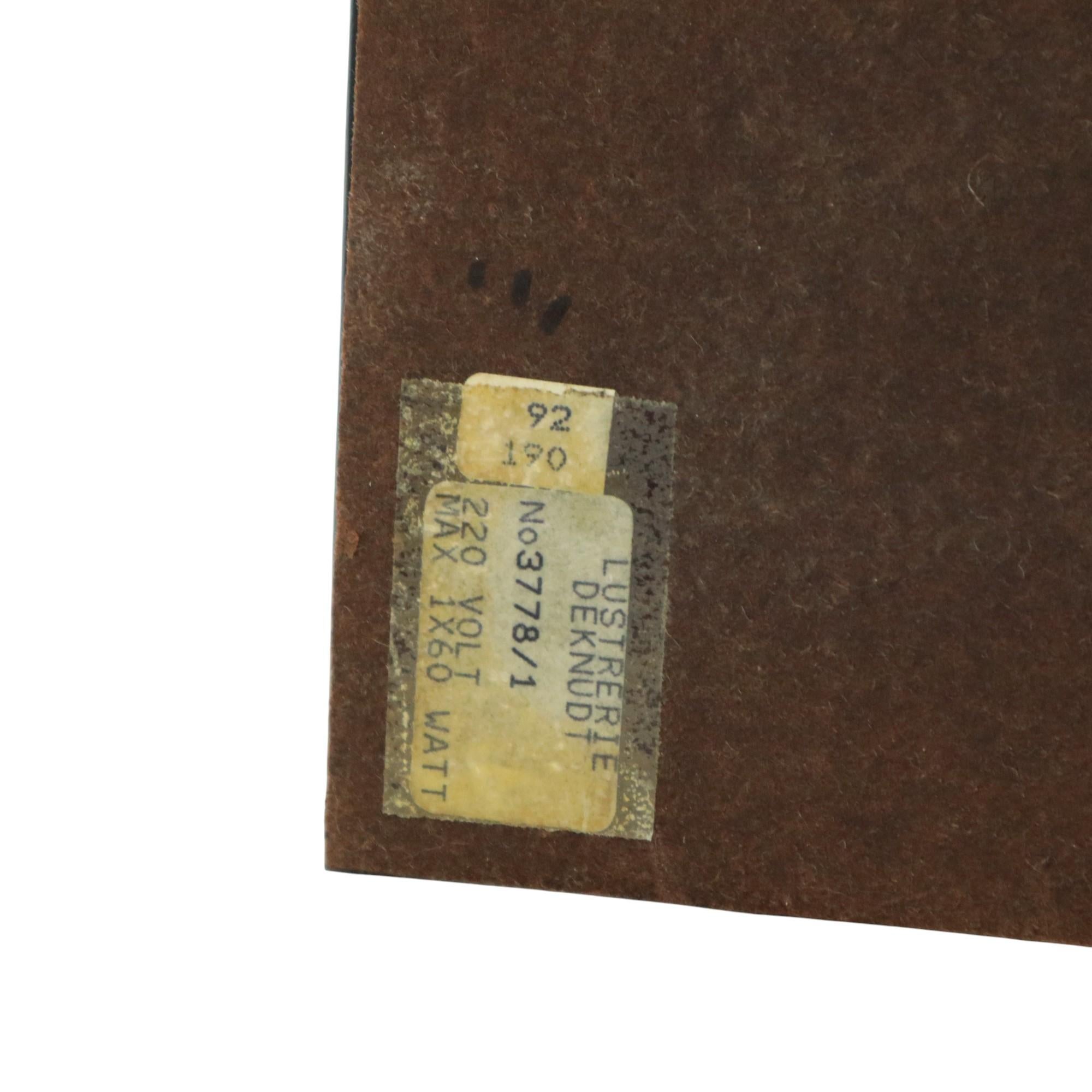 Lusterie Deknudt Lampe à poser design vintage Willy Rizzo en vente 13