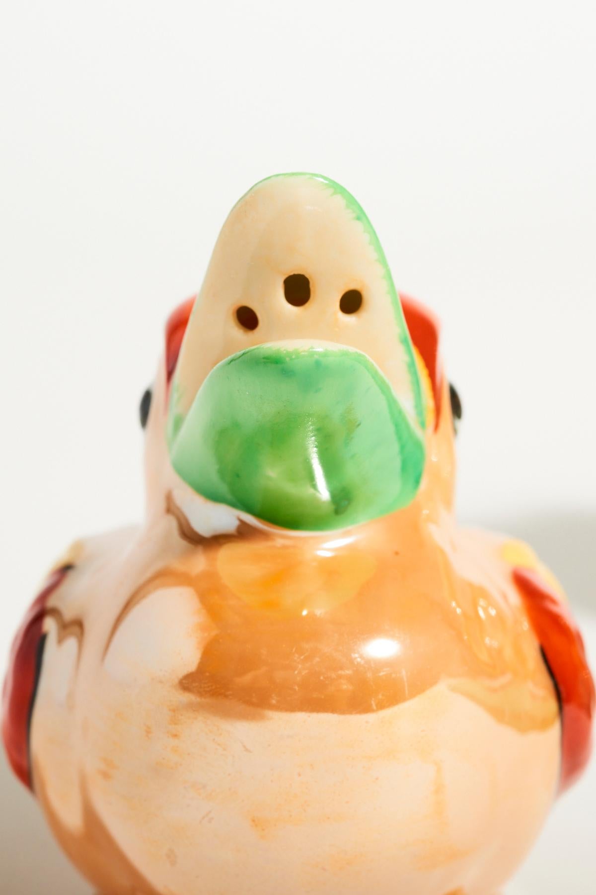 Mid-20th Century Lusterware Bird Salt and Pepper Shakers