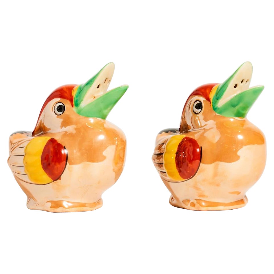 Lusterware Bird Salt and Pepper Shakers