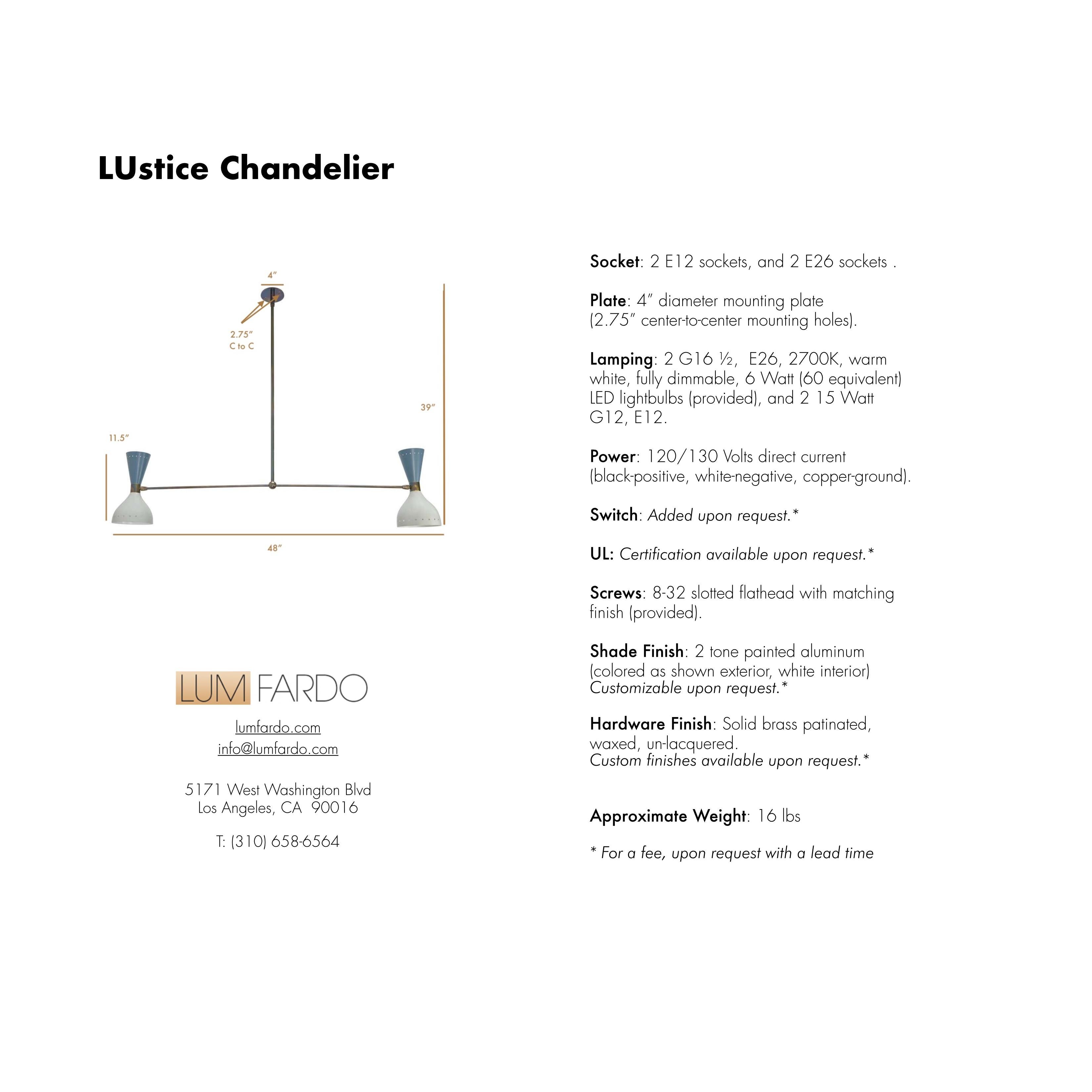 LUstice Chandelier For Sale 2