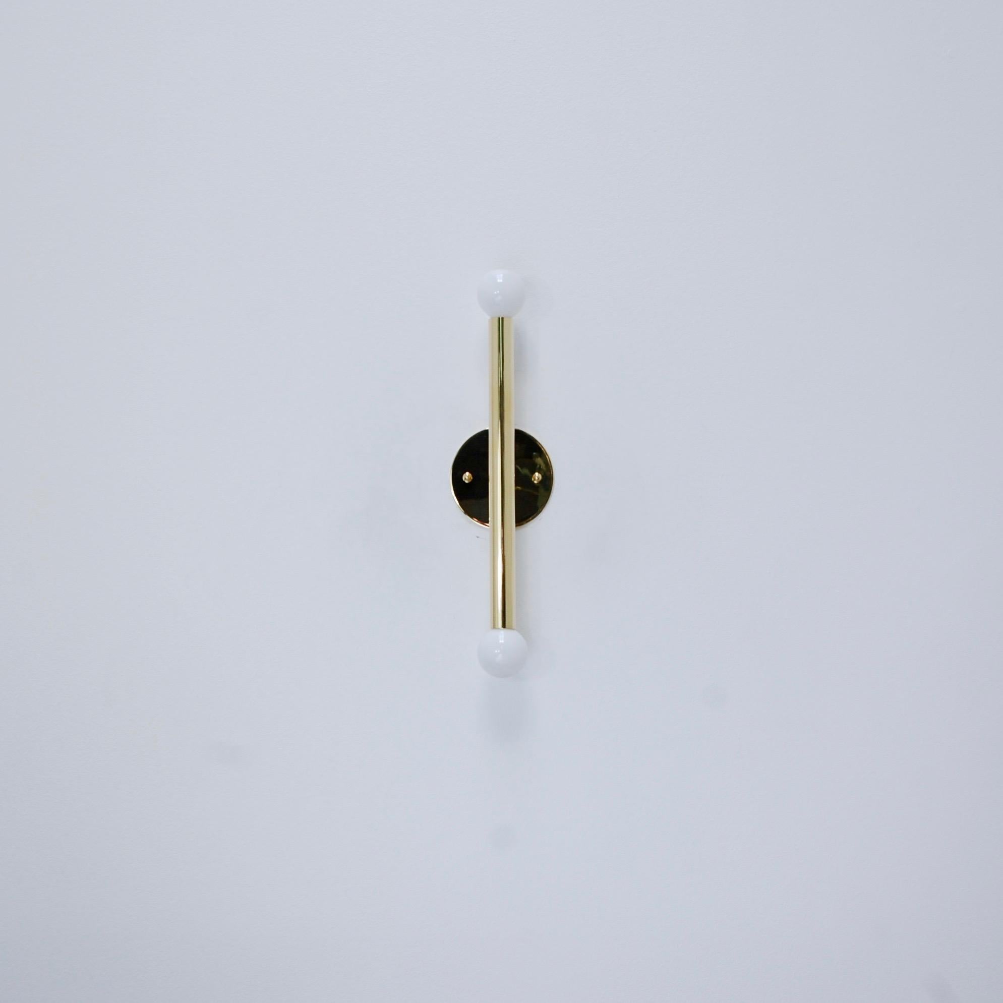 Brass LUstick Sconce For Sale