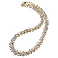 Arco di lucentezza TASAKI - Collana di perle Akoya a doppio filo filettato Arco di lucentezza TASAKI - Collana di perle Akoya a doppio filo filettato