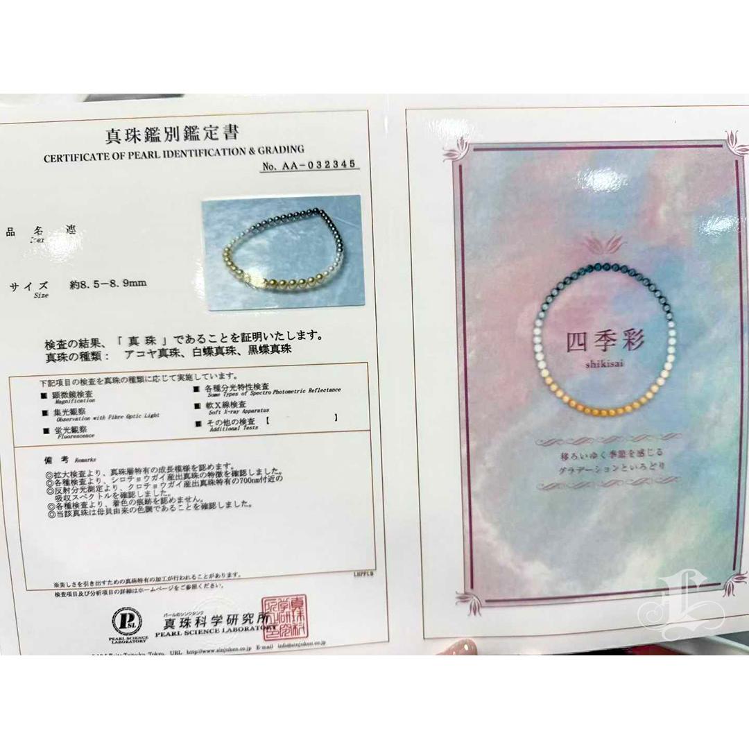 【Lustre Arc】PSL Certified Shikisai Aurora Symphony Ombre Necklace For Sale 6