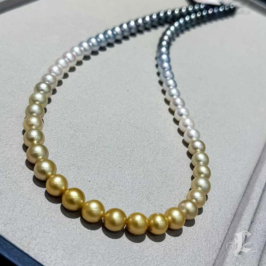 【Lustre Arc】PSL Certified Shikisai Celestial Horizon Ombre Halskette im Zustand „Neu“ in New York, NY