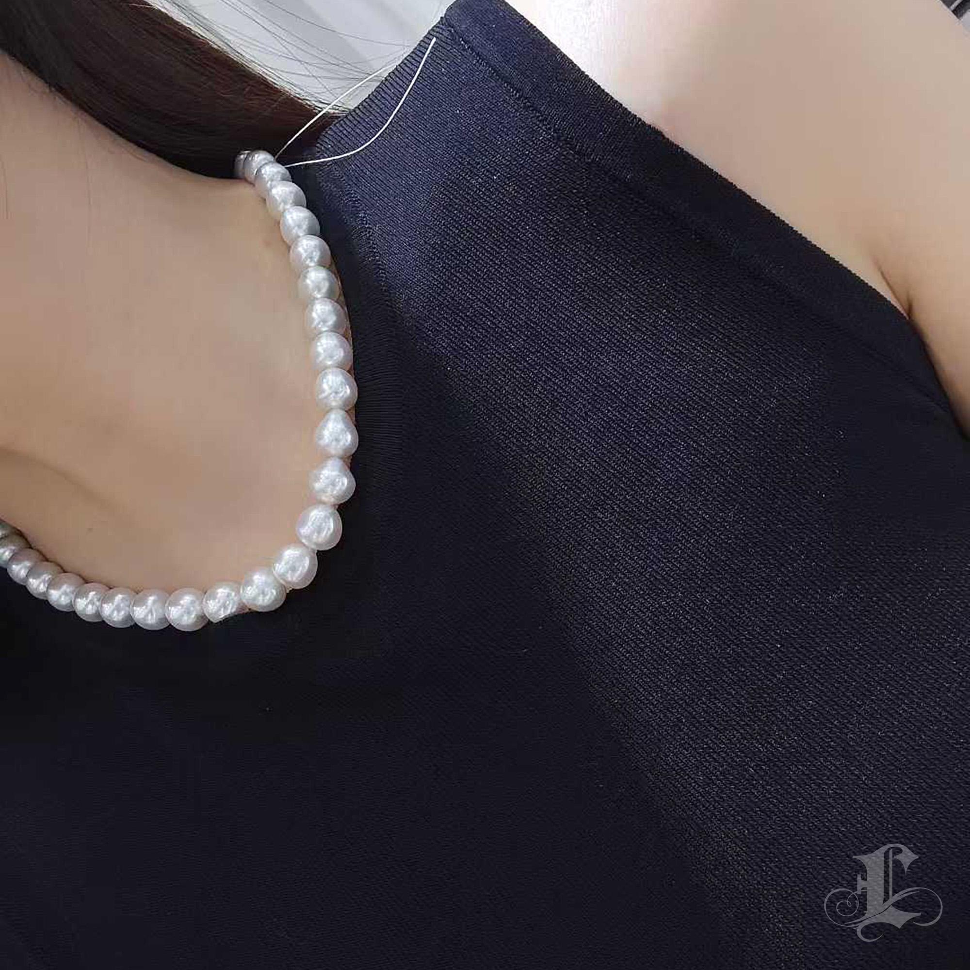 【Lustre Arco】PSL Phoenix Certificado 9.2-11.6mm Collar de Perlas del Mar del Sur Sin cortar en venta