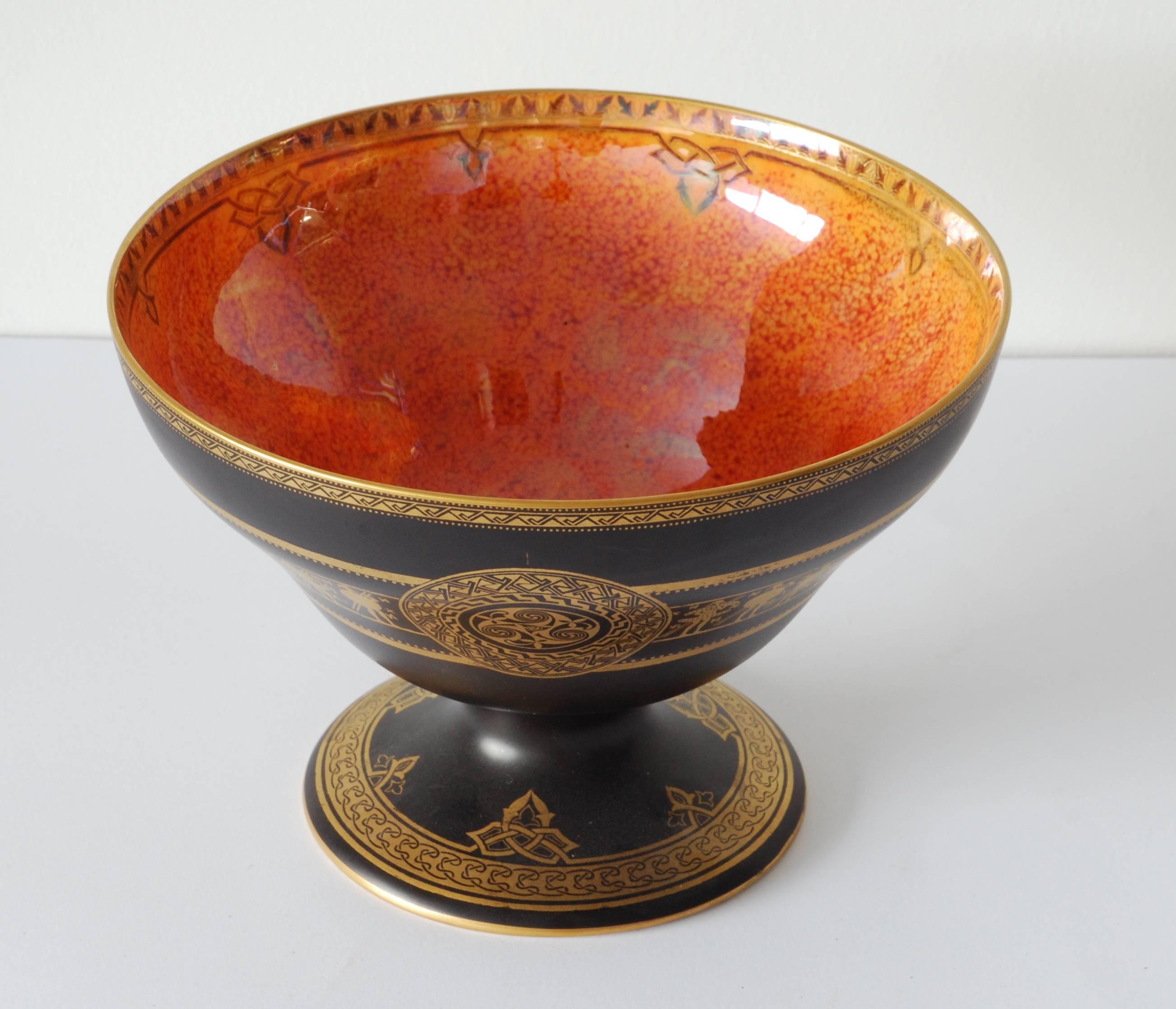 Lustre Bowl, Celtic Pattern, Wedgwood, circa 1925 In Excellent Condition In Melbourne, Victoria