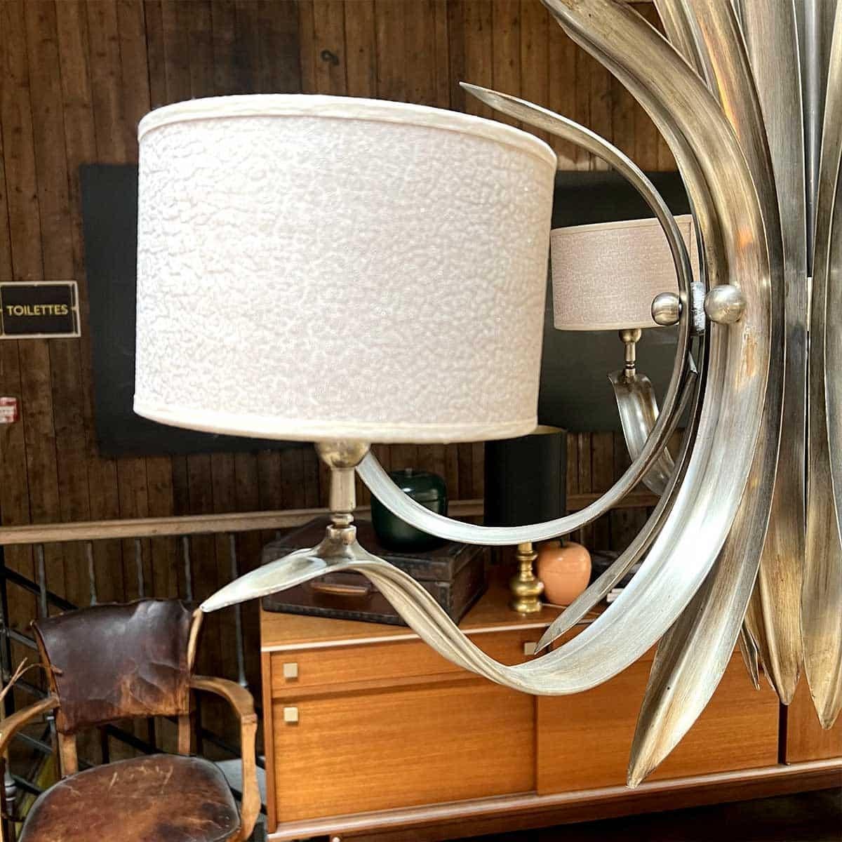 Metallo Chandelier in the style of Pieter Adam in vendita
