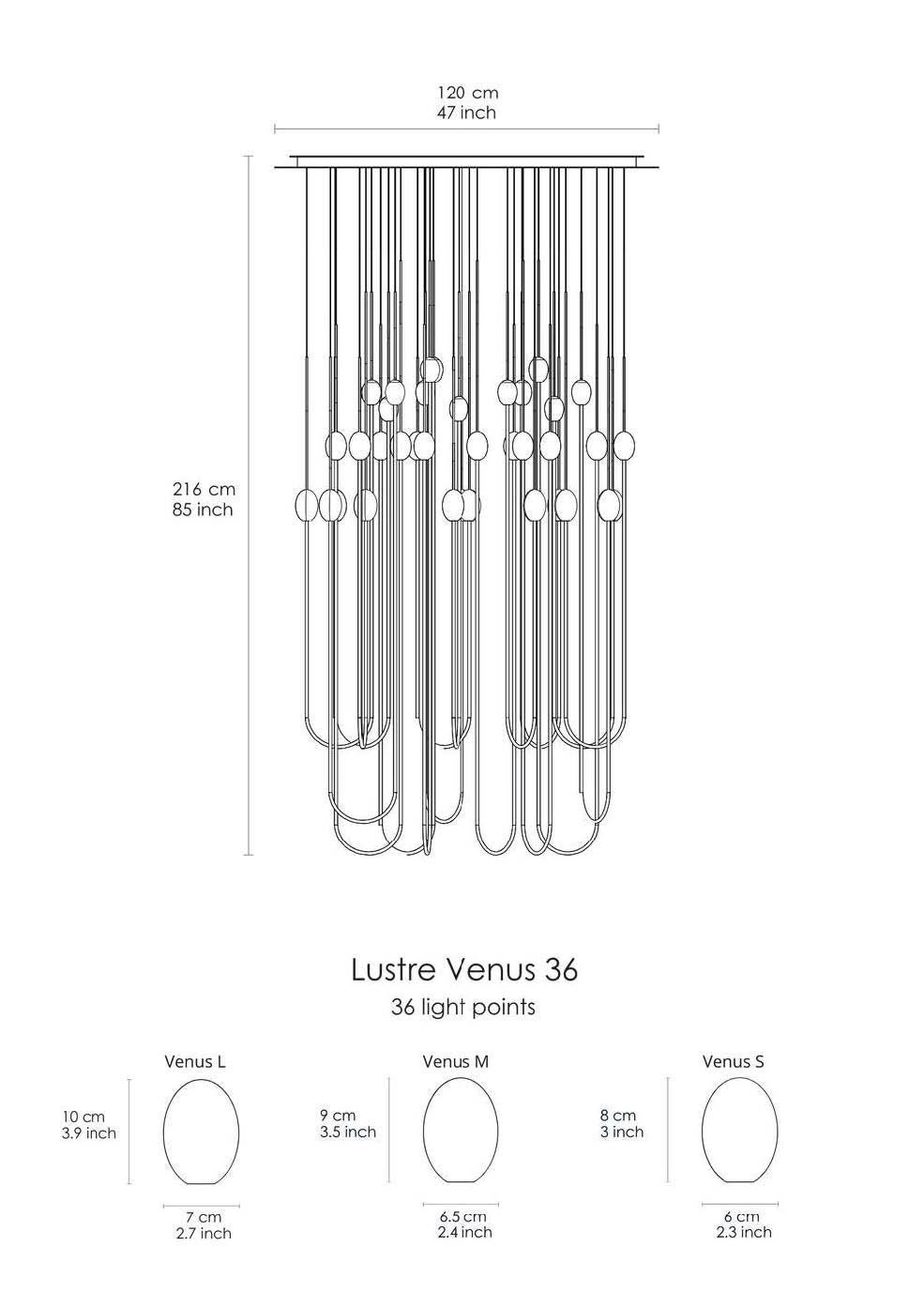 Lustre Venus 36 In condizioni Nuovo in vendita a Miami, FL