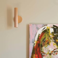 Lustrin Pink Champagne Sconce by Isacco Brioschi