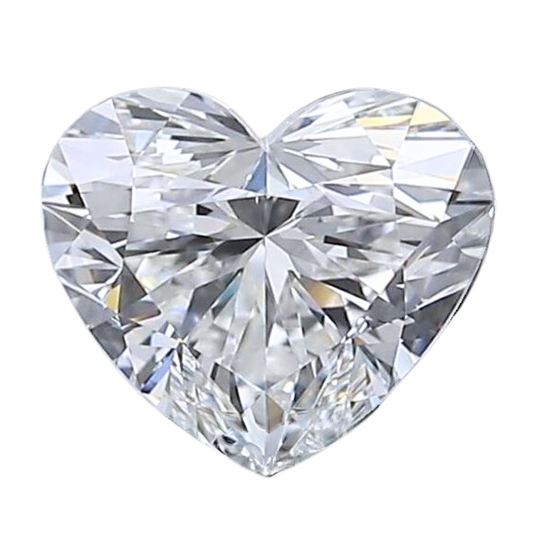 Diamant naturel lustré de 1,03 carat de taille idéale - certifié GIA 2