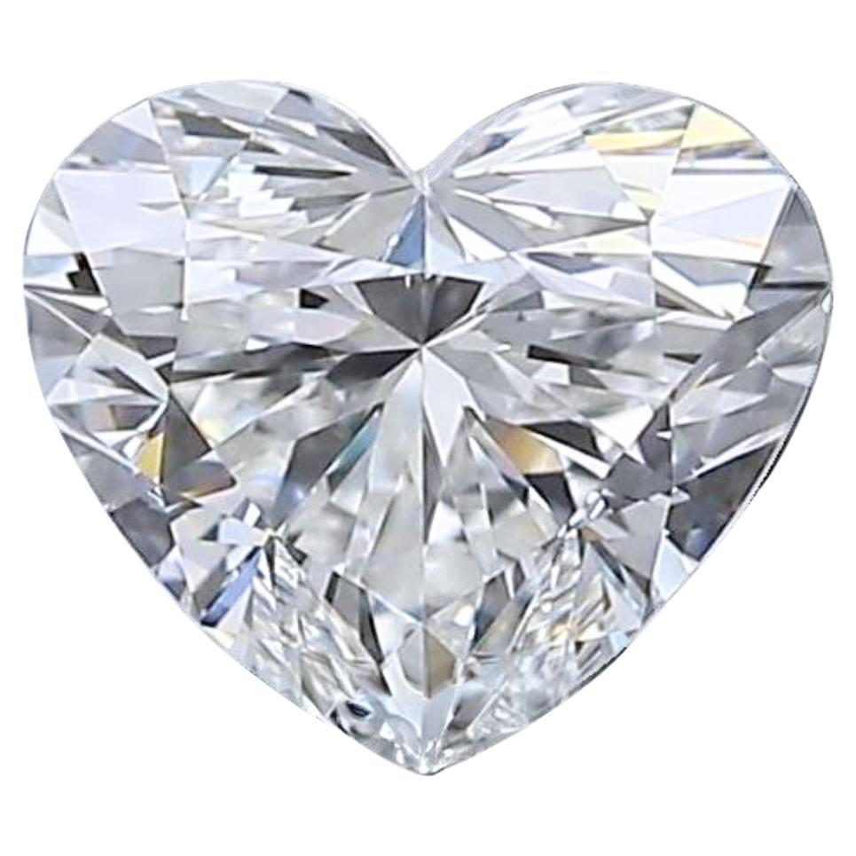 Diamant naturel lustré de 1,03 carat de taille idéale - certifié GIA
