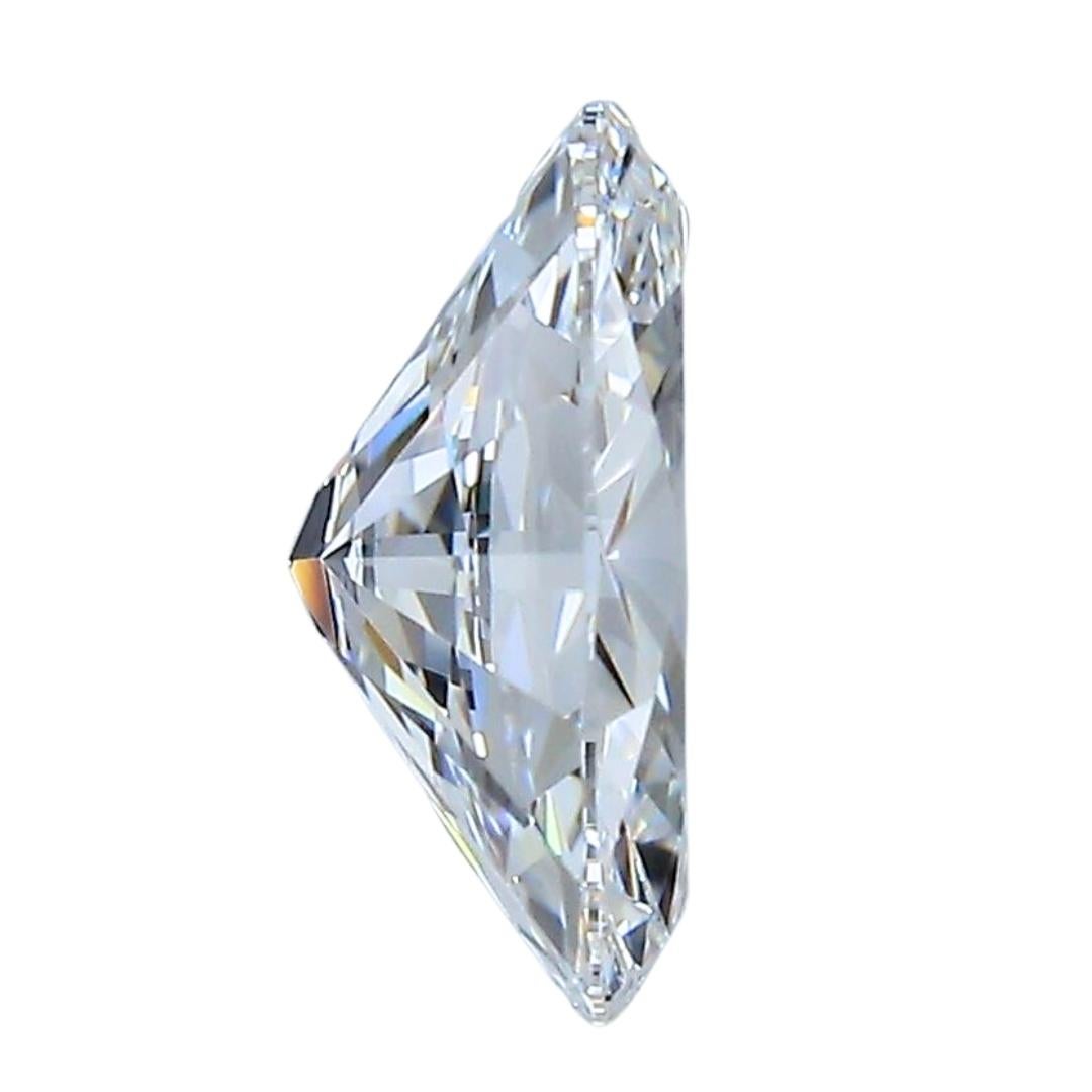 Oval Cut Lustrous 1.06ct Ideal Cut Oval-Shaped Diamond - GIA Certified For Sale