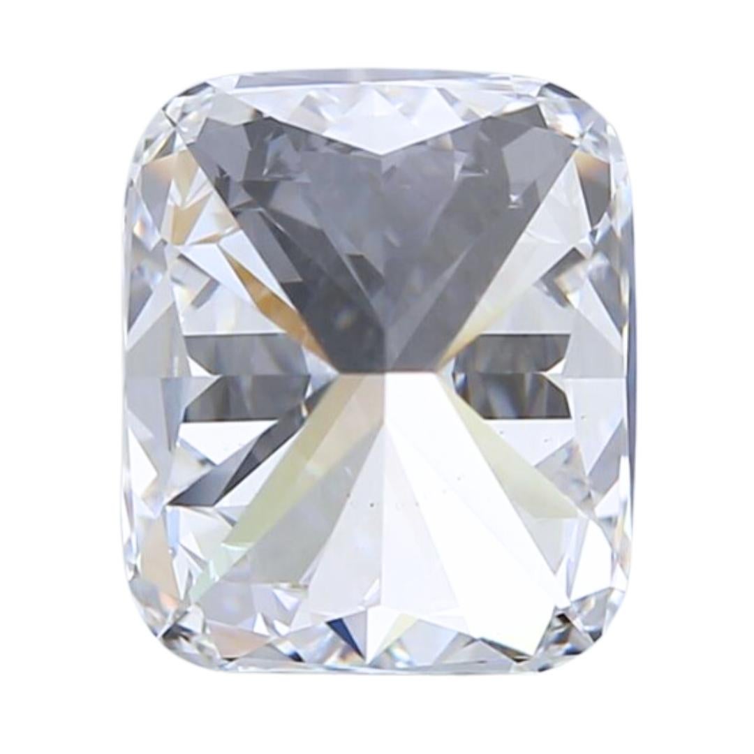 Lustrous 2.01ct Ideal Cut Cushion-Shaped Diamond - GIA Certified In New Condition For Sale In רמת גן, IL