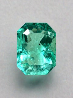 Lustrous 5.15 Carat Classic Emerald Cut Colombian Emerald Gem - May Birthstone