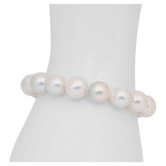 Bracelet en or jaune 18 carats avec perles de culture de l'eau salée 90,00 carats