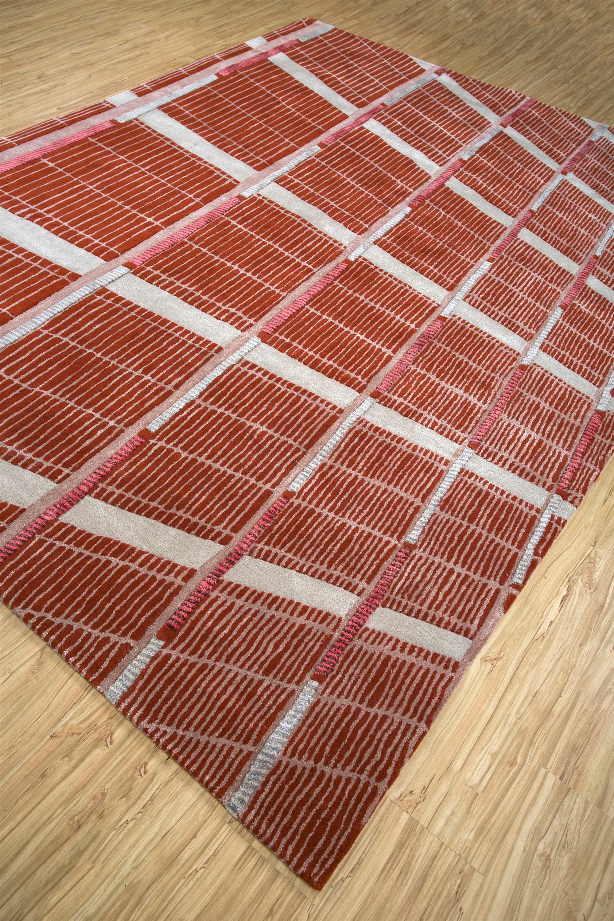 Ever dreamed of bringing the vibrant spirit of Jaipur into your home? Introducing the Hand Tufted Rug from the Jaipur Wunderkammer Collection by Matteo Cibic. Inspired by Jaipur's unique architecture and kaleidoscope of colors, this rug pays homage