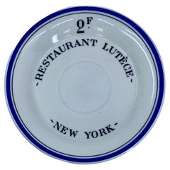 Lutèce saucer plate.