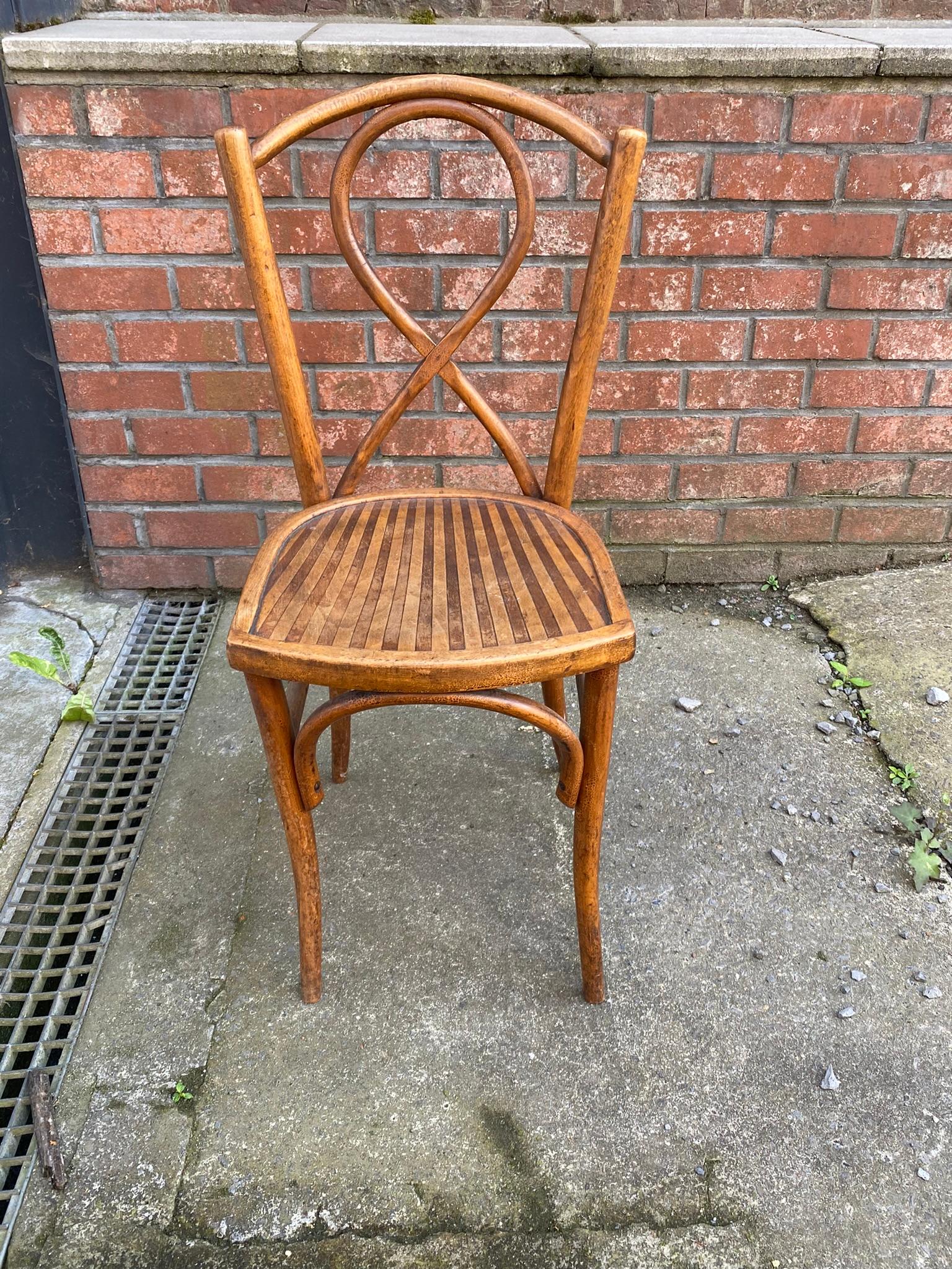 Art nouveau Luterma , Chaise dans le style Thonet, vers 1900 en vente