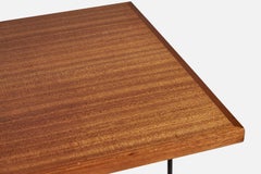 Luther Conover, Scrivania, Mogano, Ferro, USA, anni '50