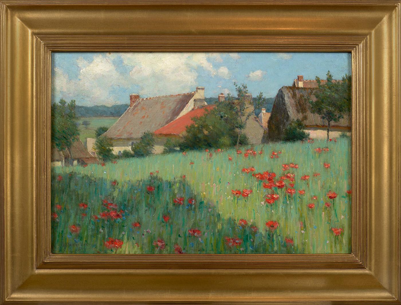 Poppies - Painting by Luther E. Van Gorder