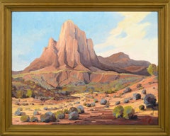 Picacho Peak, Arizona 1945 - Mid Century Southwest Desert Landscape by Dejoiner