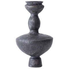 Lutróforo Antracita Stoneware Vase by Raquel Vidal and Pedro Paz