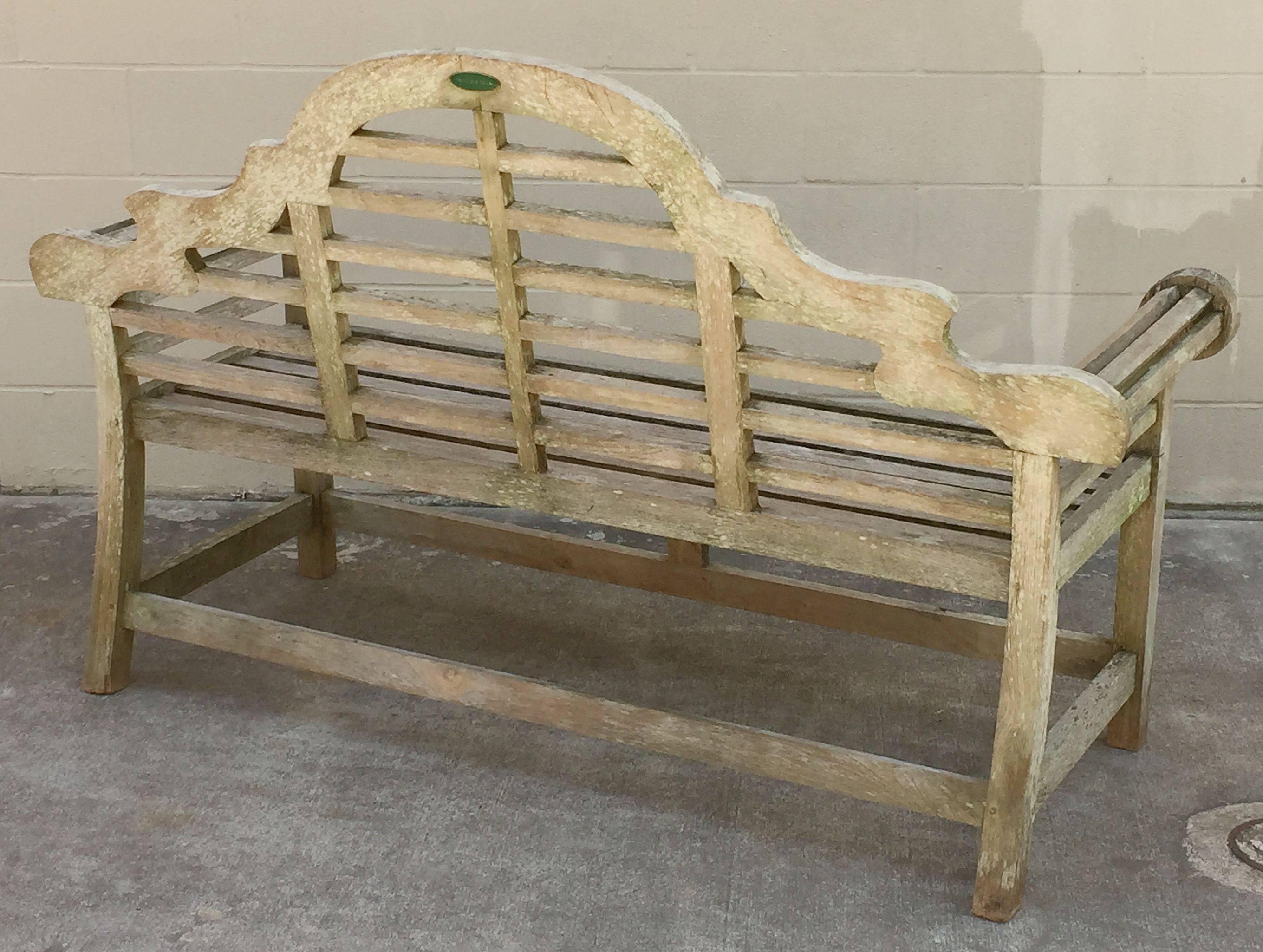 Lutyens Style Garden Bench Seats of Teak from England 'Individually Priced' 8