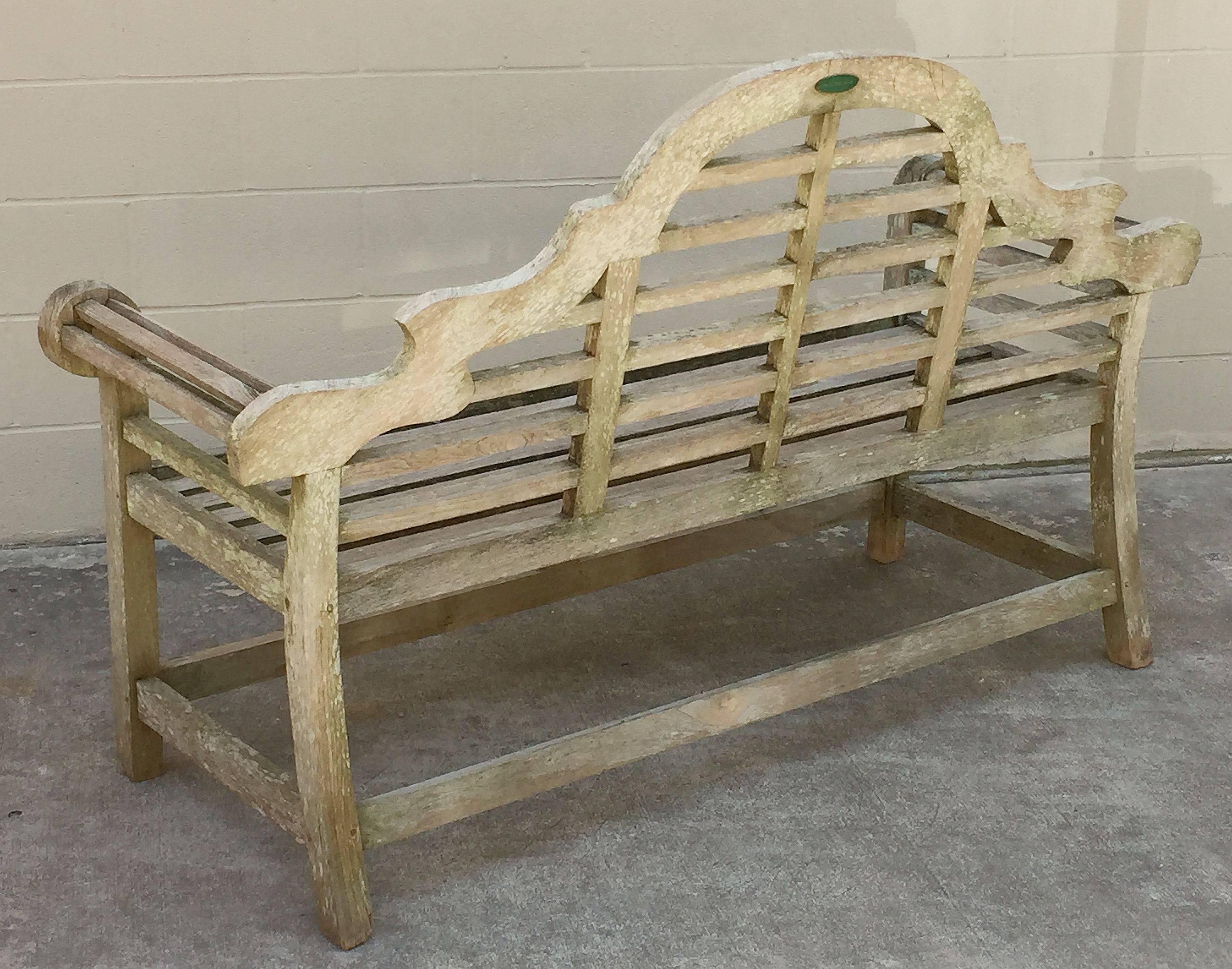 Lutyens Style Garden Bench Seats of Teak from England 'Individually Priced' 9