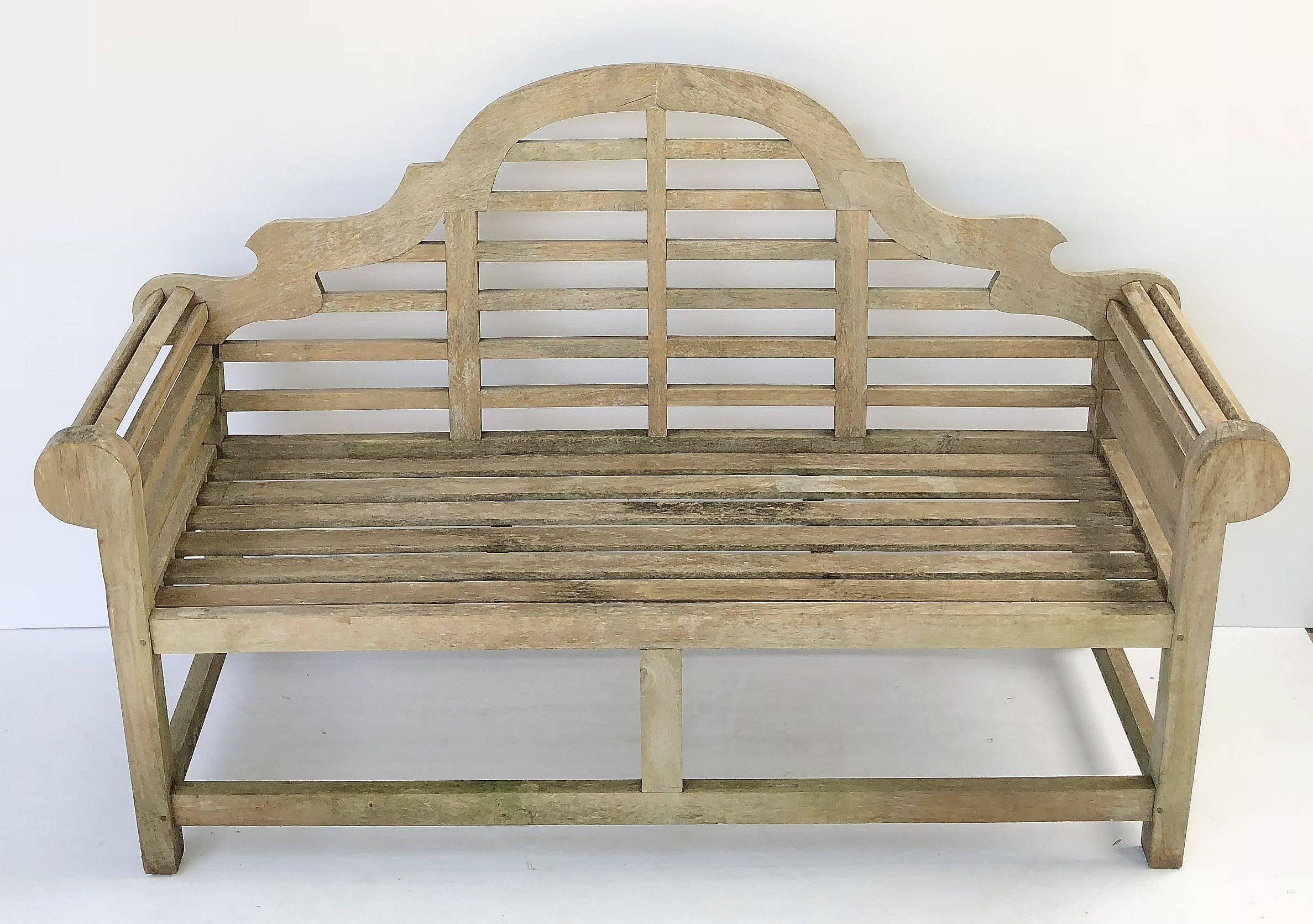 English Lutyens Style Garden Bench Seats of Teak from England 'Individually Priced'