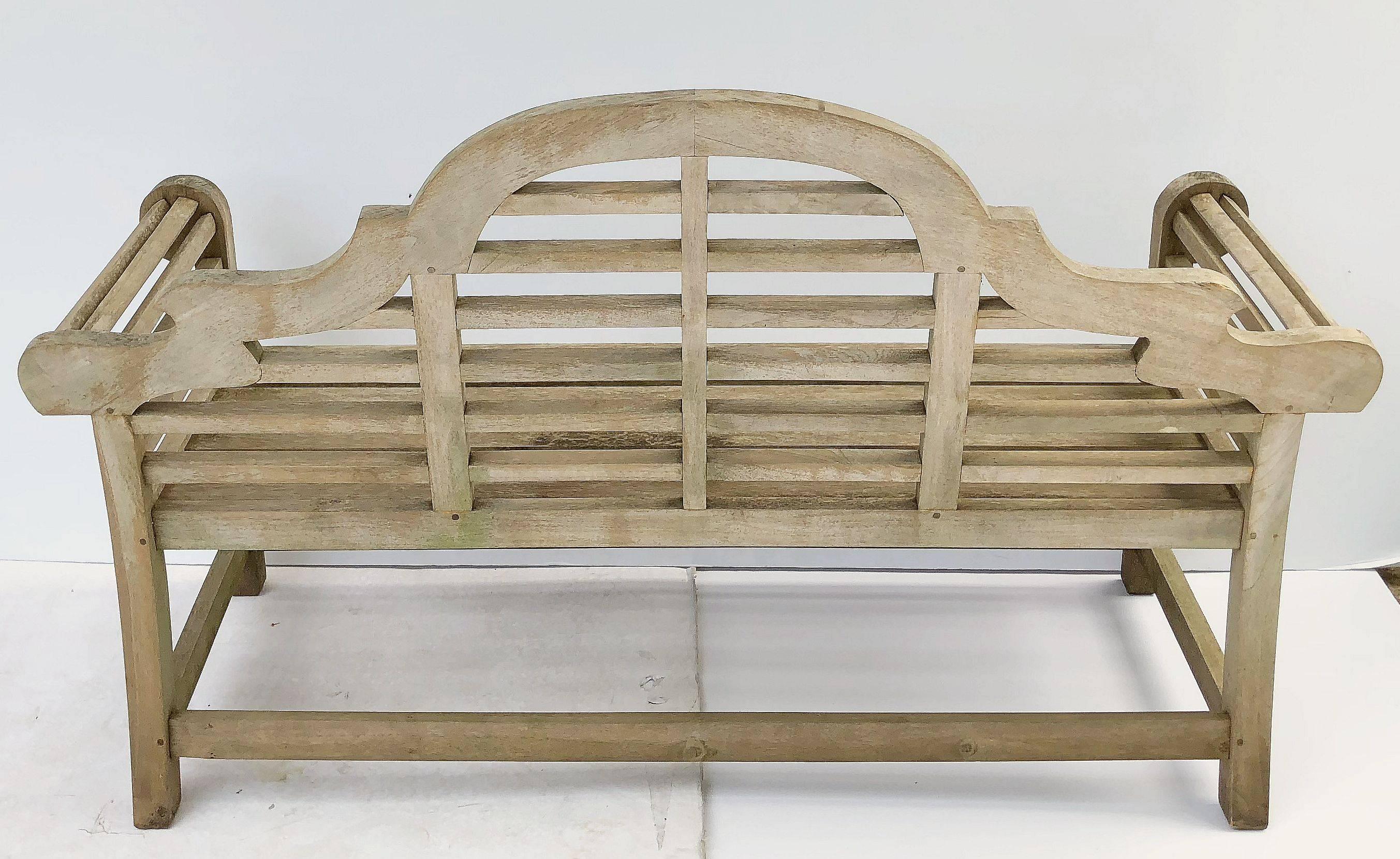 Lutyens Style Garden Bench Seats of Teak from England 'Individually Priced' 2