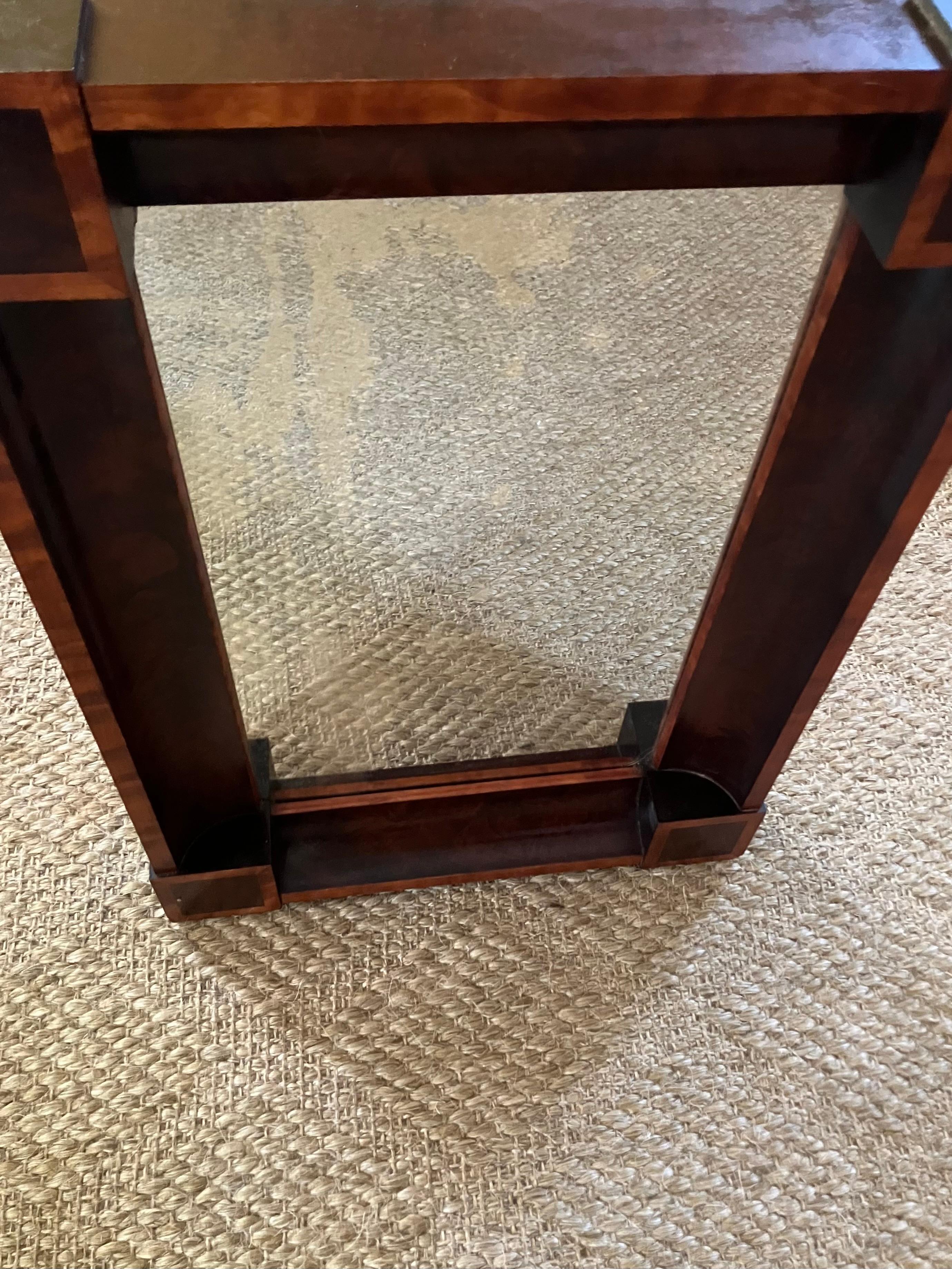 Mahogany Lutyens Style Mirror For Sale