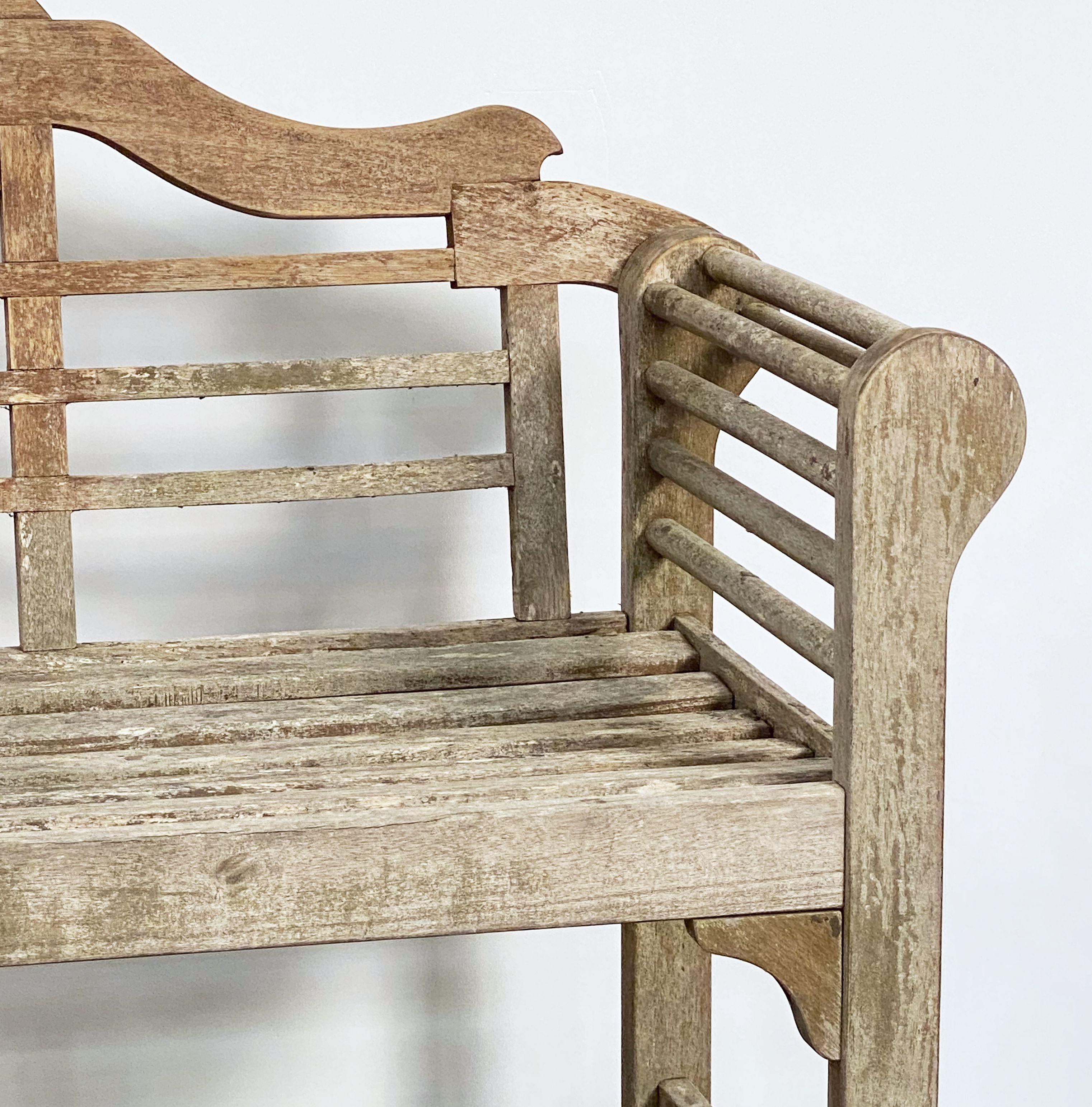 Lutyens Style Teak Garden Bench Seat from England 2