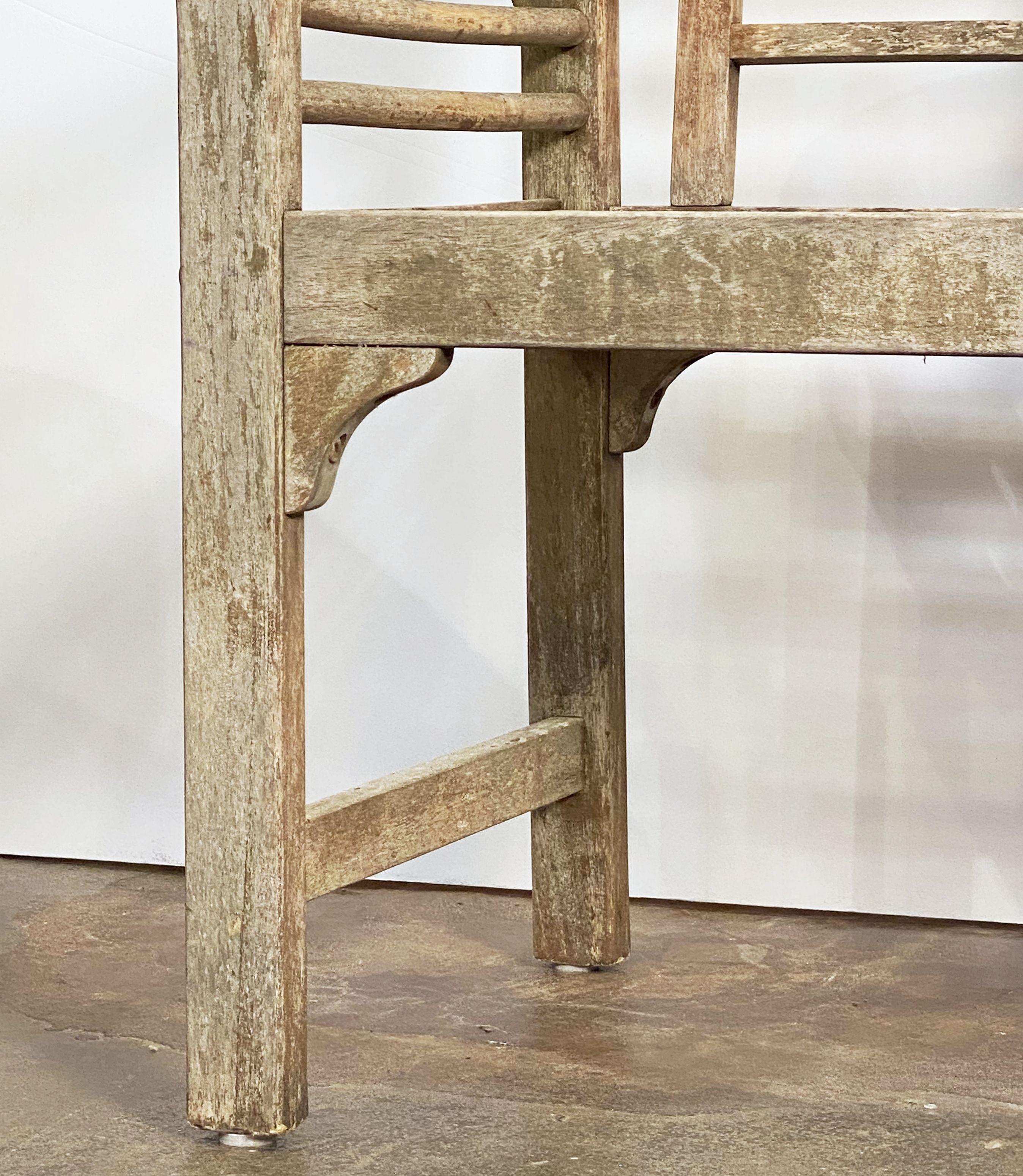 Lutyens Style Teak Garden Bench Seat from England 3