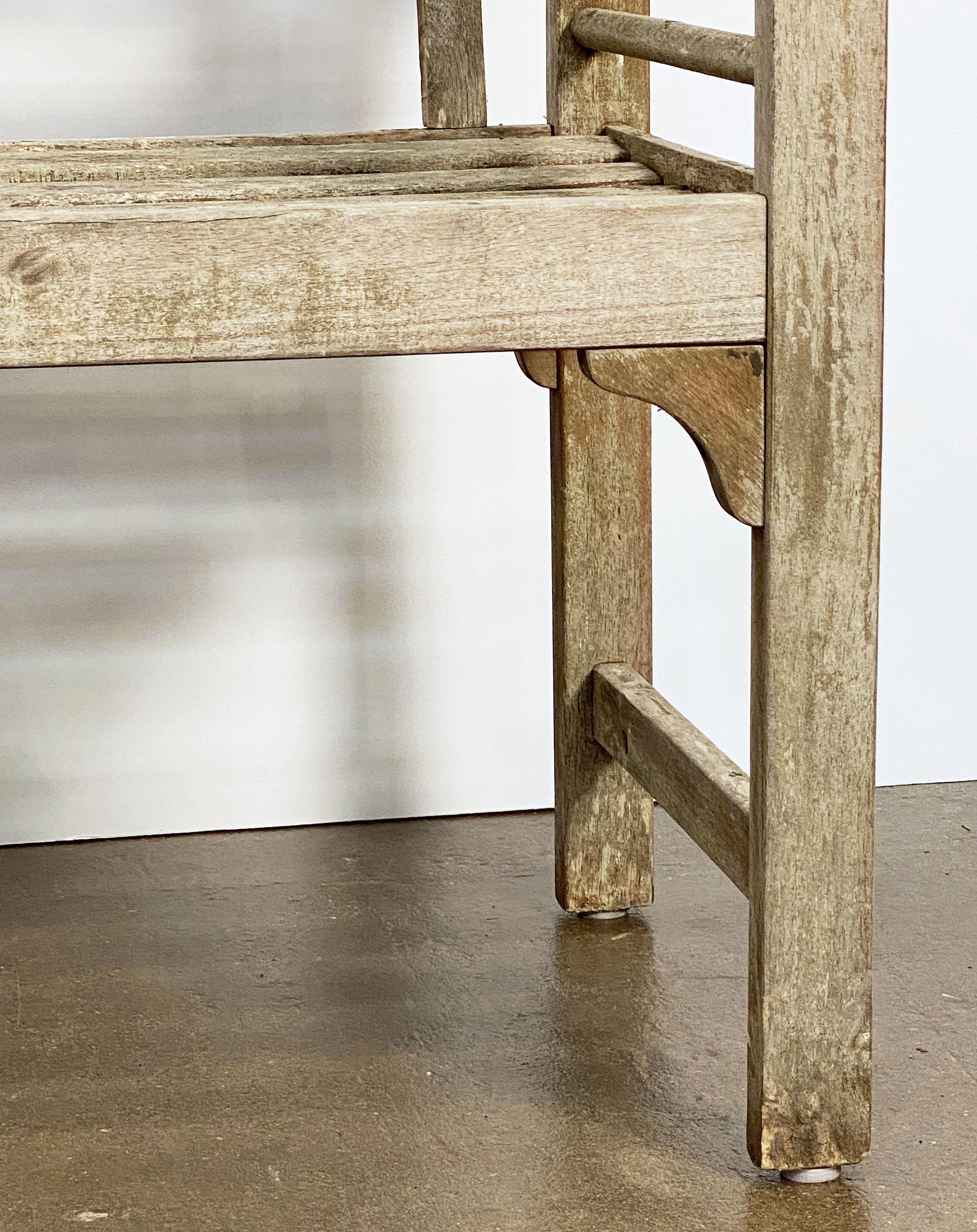 Lutyens Style Teak Garden Bench Seat from England 4
