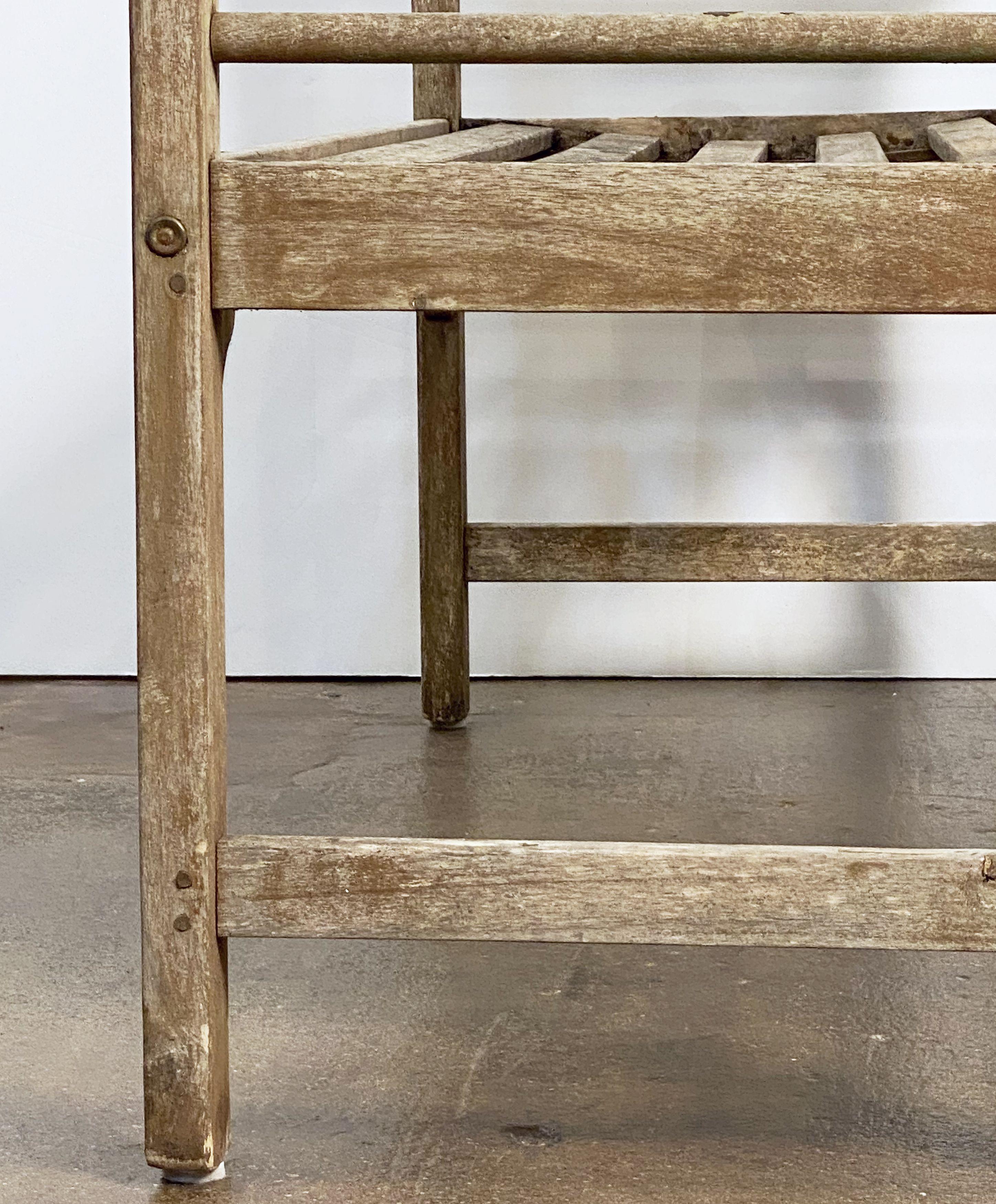Lutyens Style Teak Garden Bench Seat from England 9