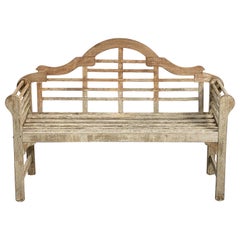 Lutyens Style Teak Garden Bench Seat from England