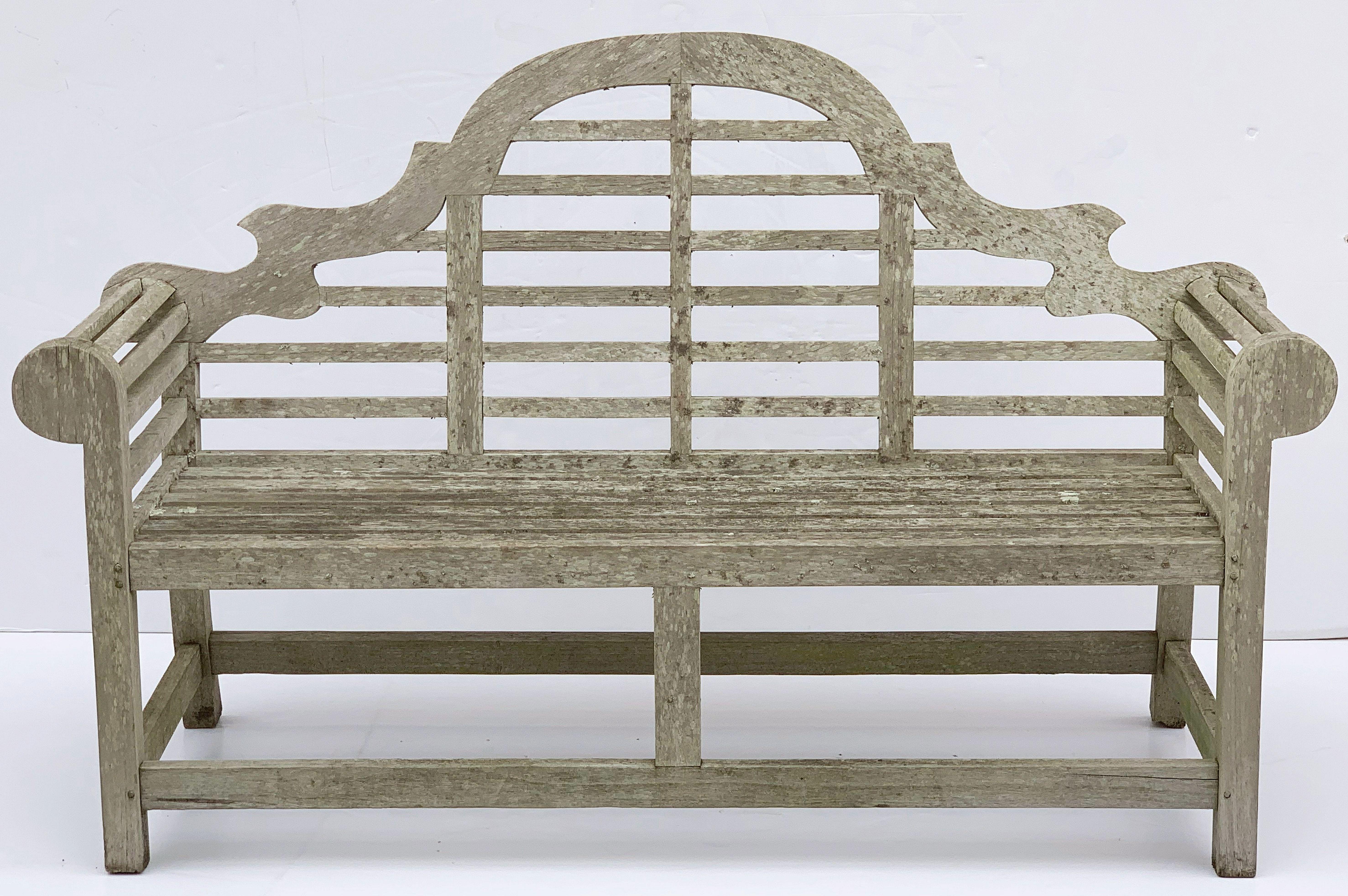 Lutyens Style Teak Garden Bench Seats from England 2