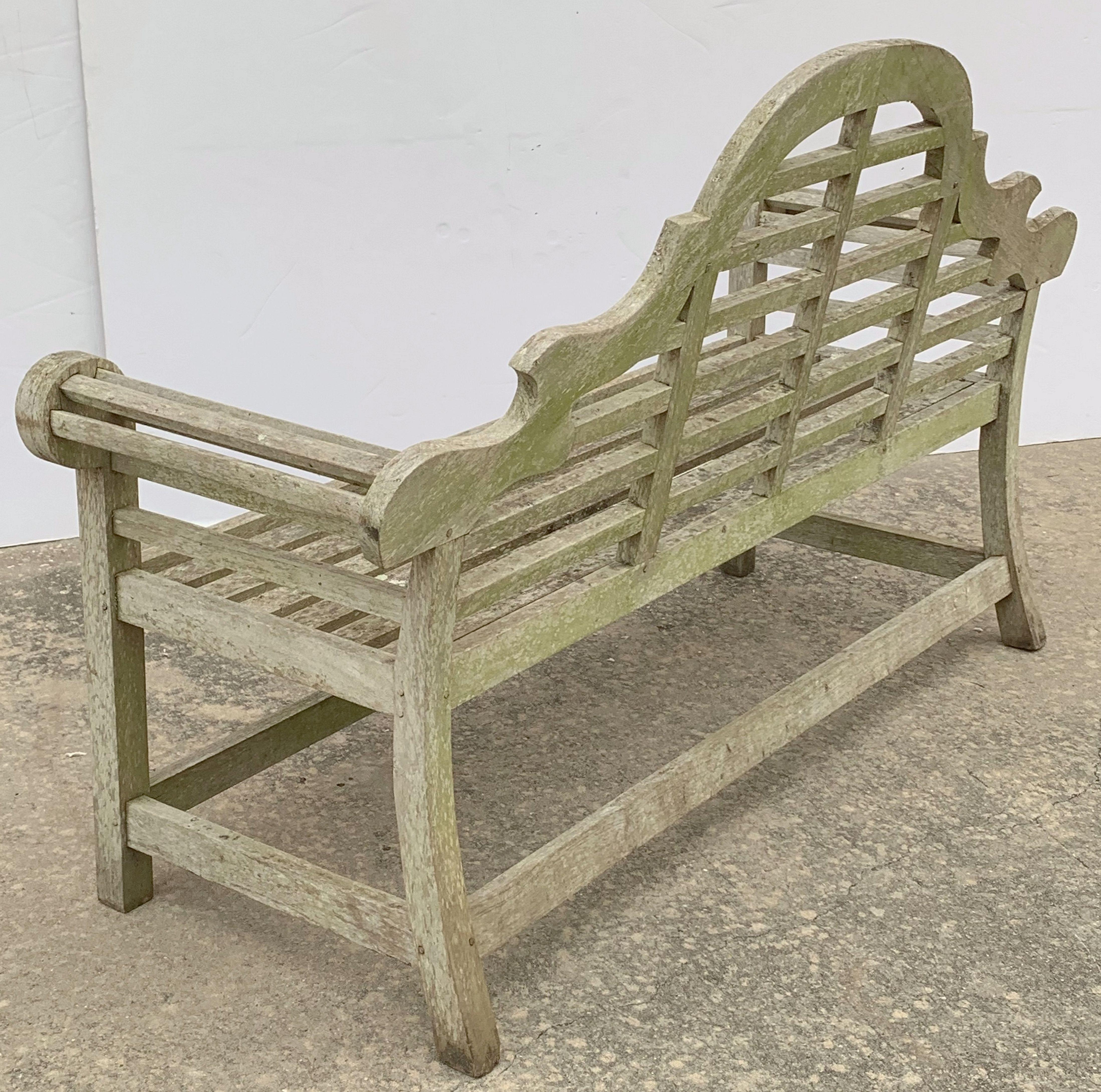 Lutyens Style Teak Garden Bench Seats from England 4