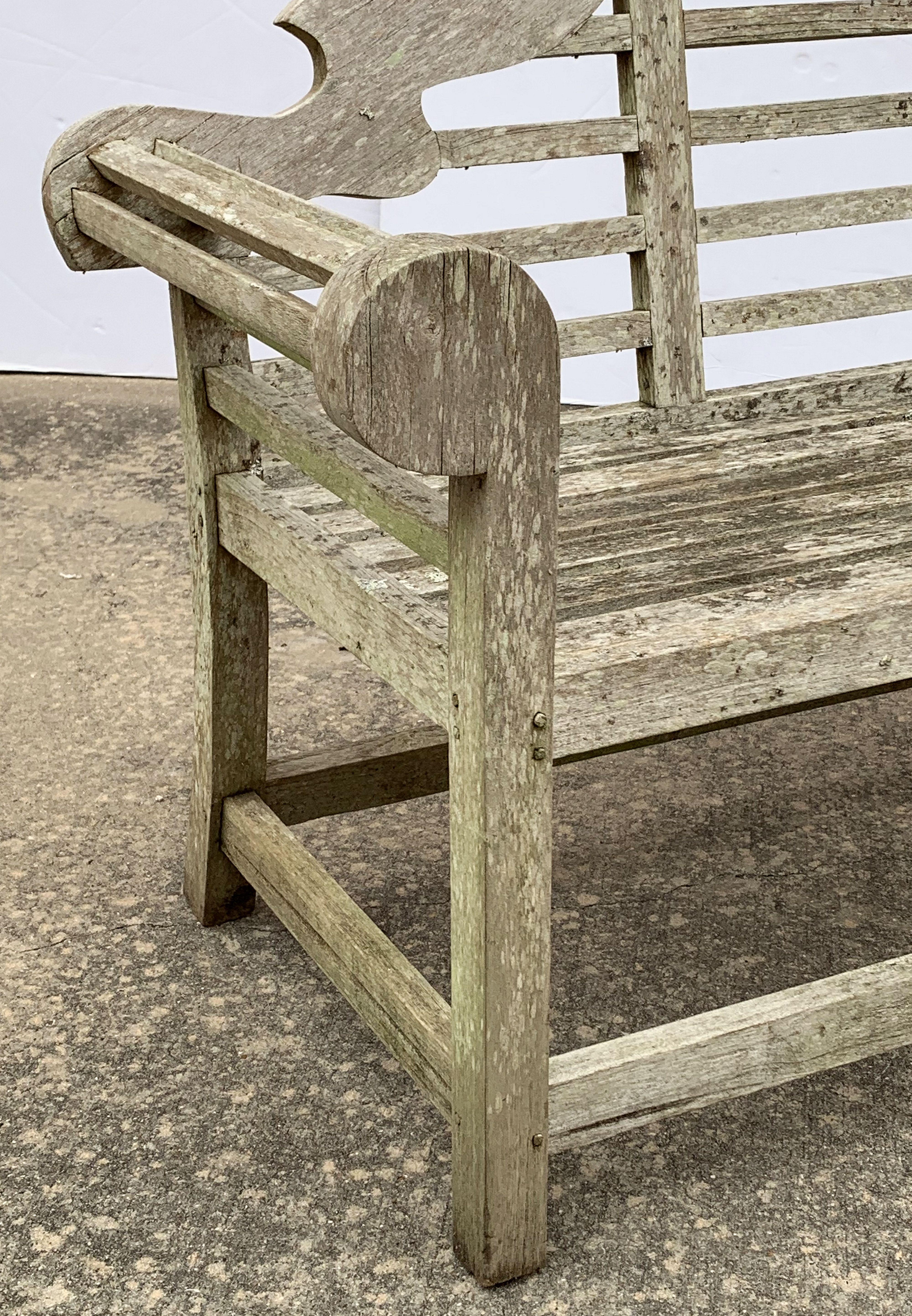 Wood Lutyens Style Teak Garden Bench Seats from England