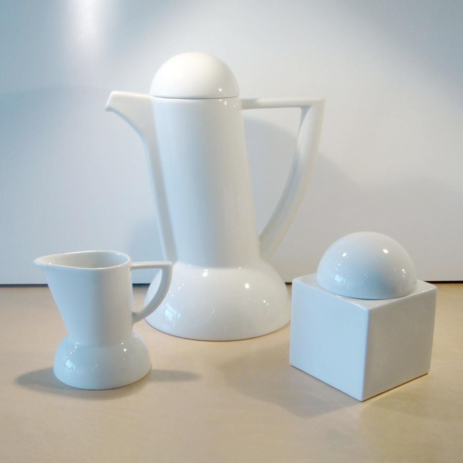 Post-Modern Lutz Rabold 'City Scape' Tea Set for Arzberg, 1980 For Sale