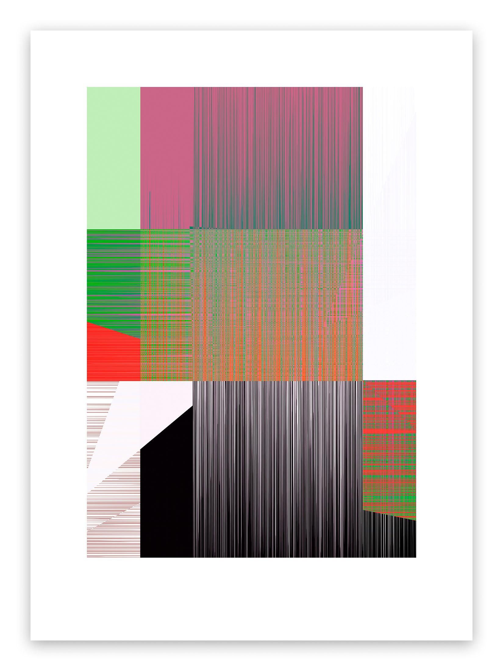 Straec #24 (Abstract Print)  - Mixed Media Art by Luuk de Haan
