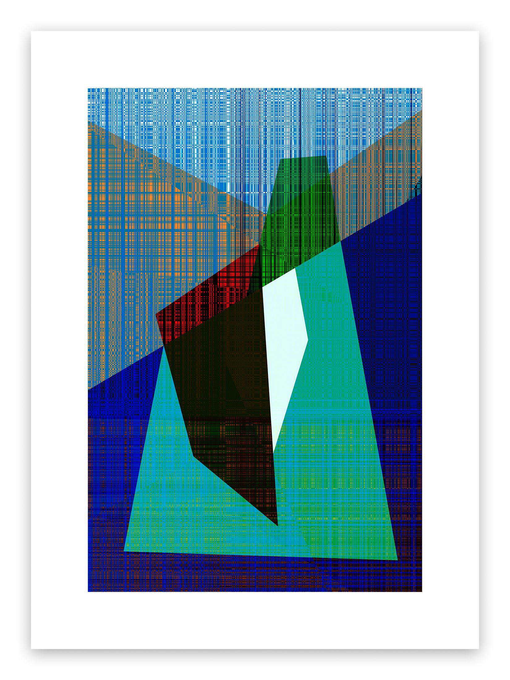 Straec #34 (Abstract Print)  - Mixed Media Art by Luuk de Haan