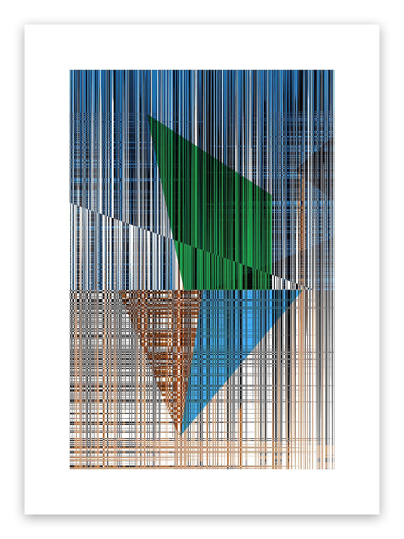 Straec #6 (Abstract Print)  - Mixed Media Art by Luuk de Haan