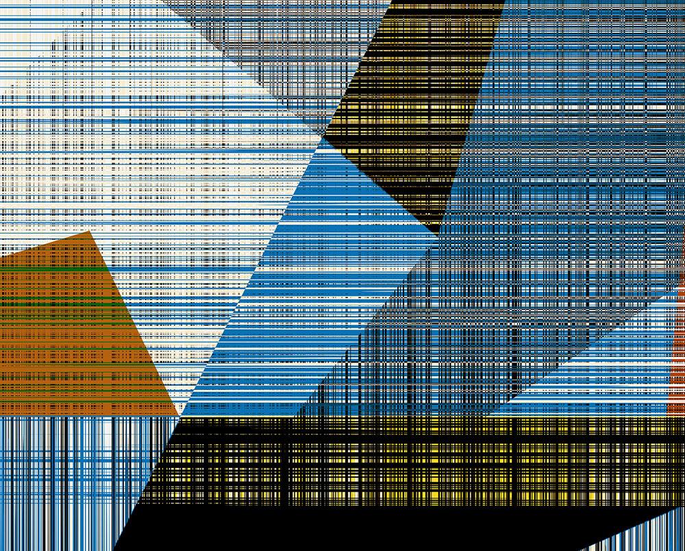 Straec #8 (Abstract Print) 

UltraChrome HD Ink on Hahnemühle paper. Unframed.

A vector is a mathematical quantity that communicates a trajectory toward a point in three-dimensional space.Luuk de Haan works with the idea of vectors in many of his