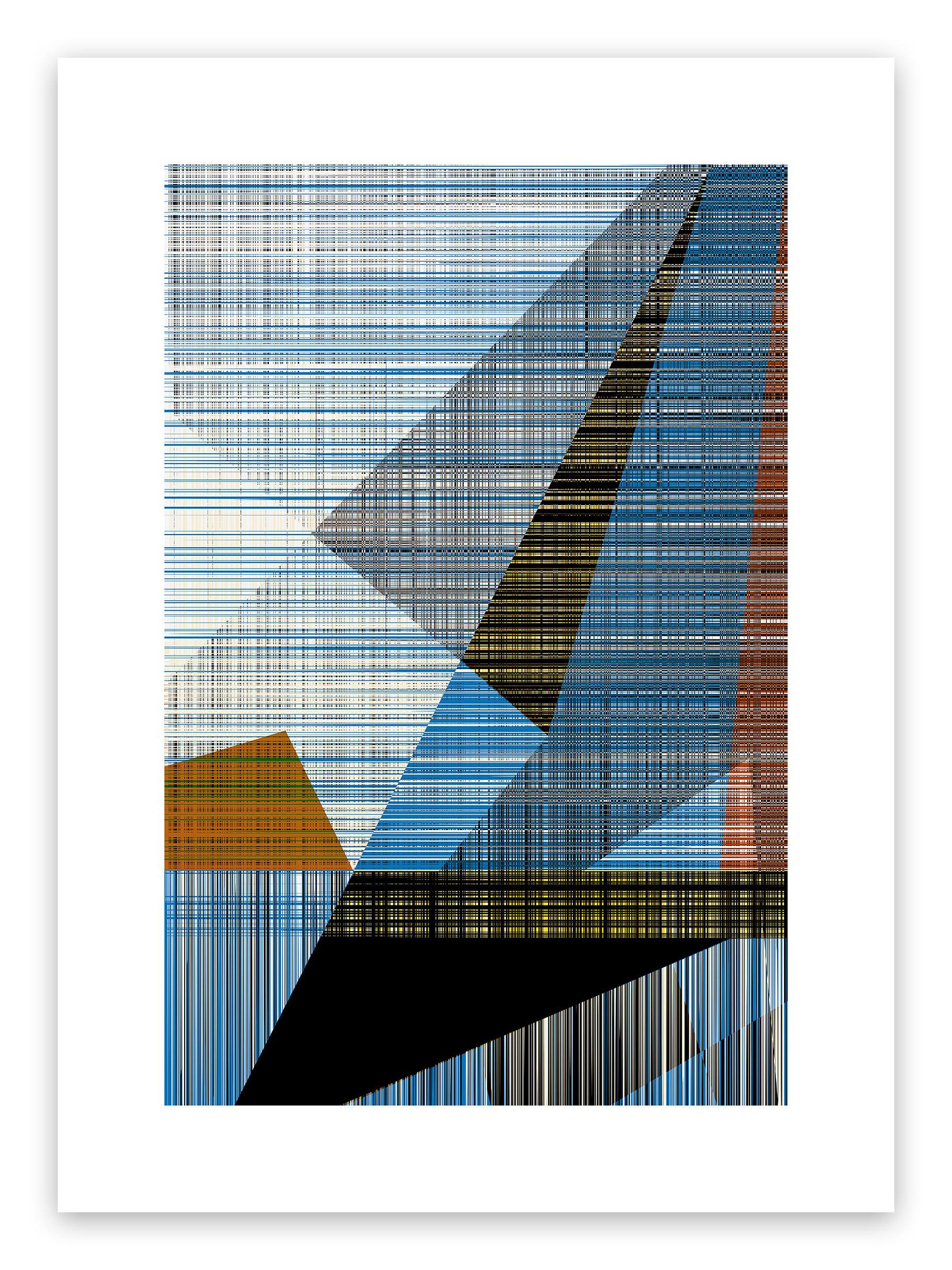Straec #8 (Abstract Print)  - Mixed Media Art by Luuk de Haan
