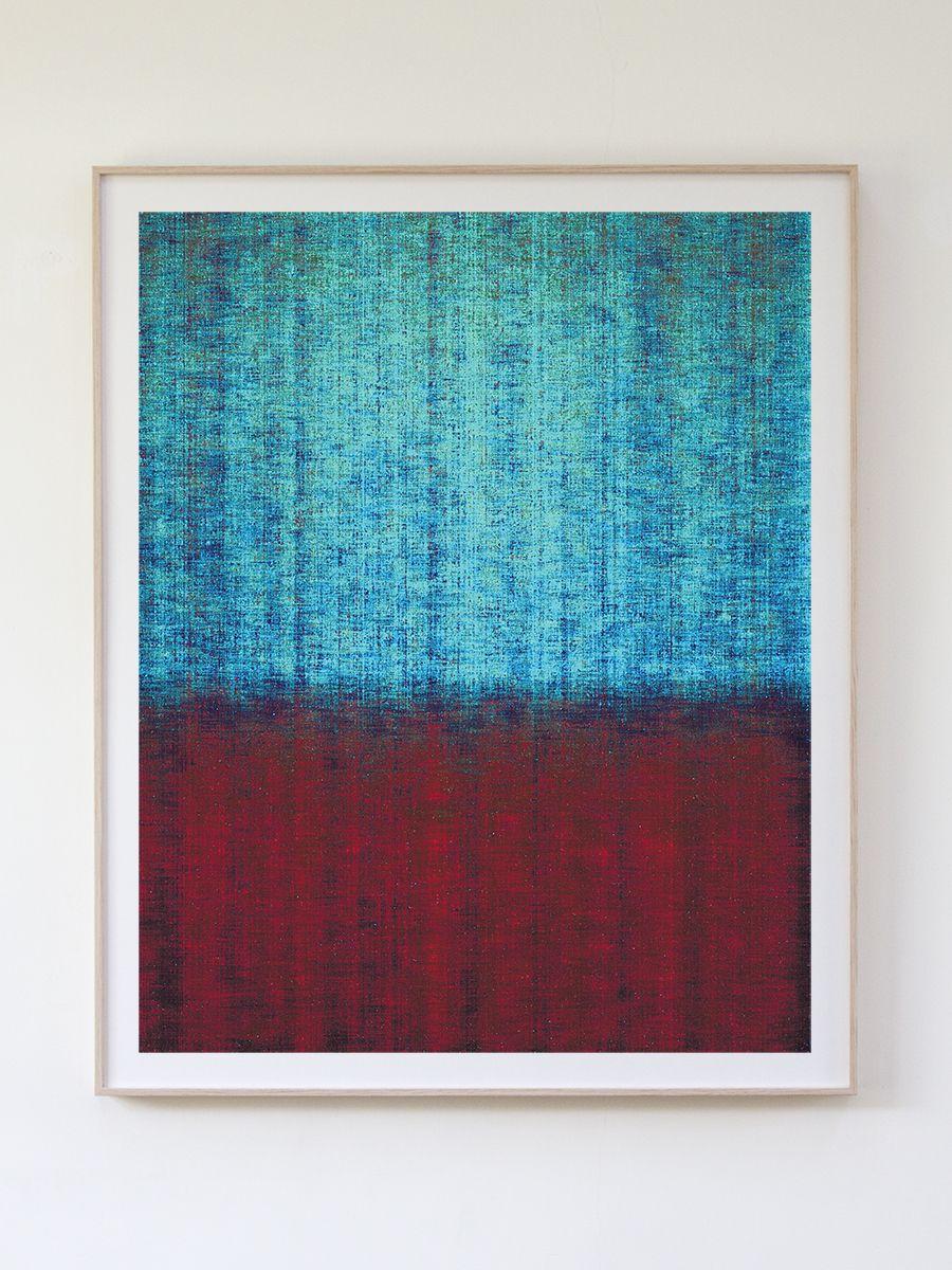 Color Photograph di Luuk de Haan - rumore digitale attraverso occhi analogici #5, Fotografia, Archival Ink Jet