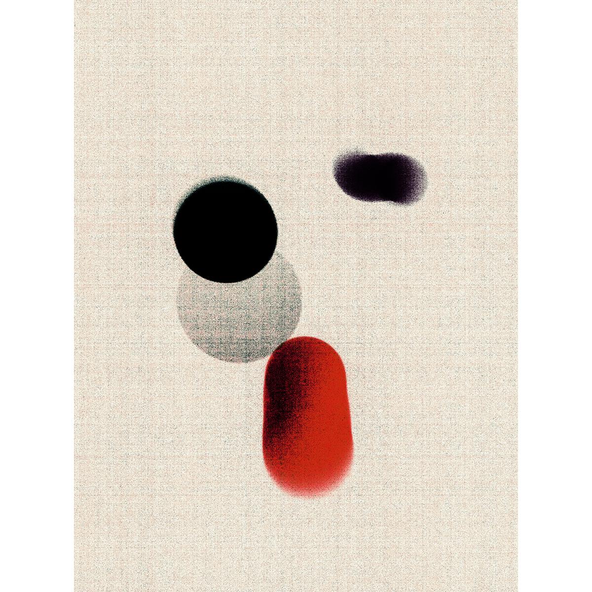 Red, white, black, abstraction, photography,  edition of one, Ukiyo #12